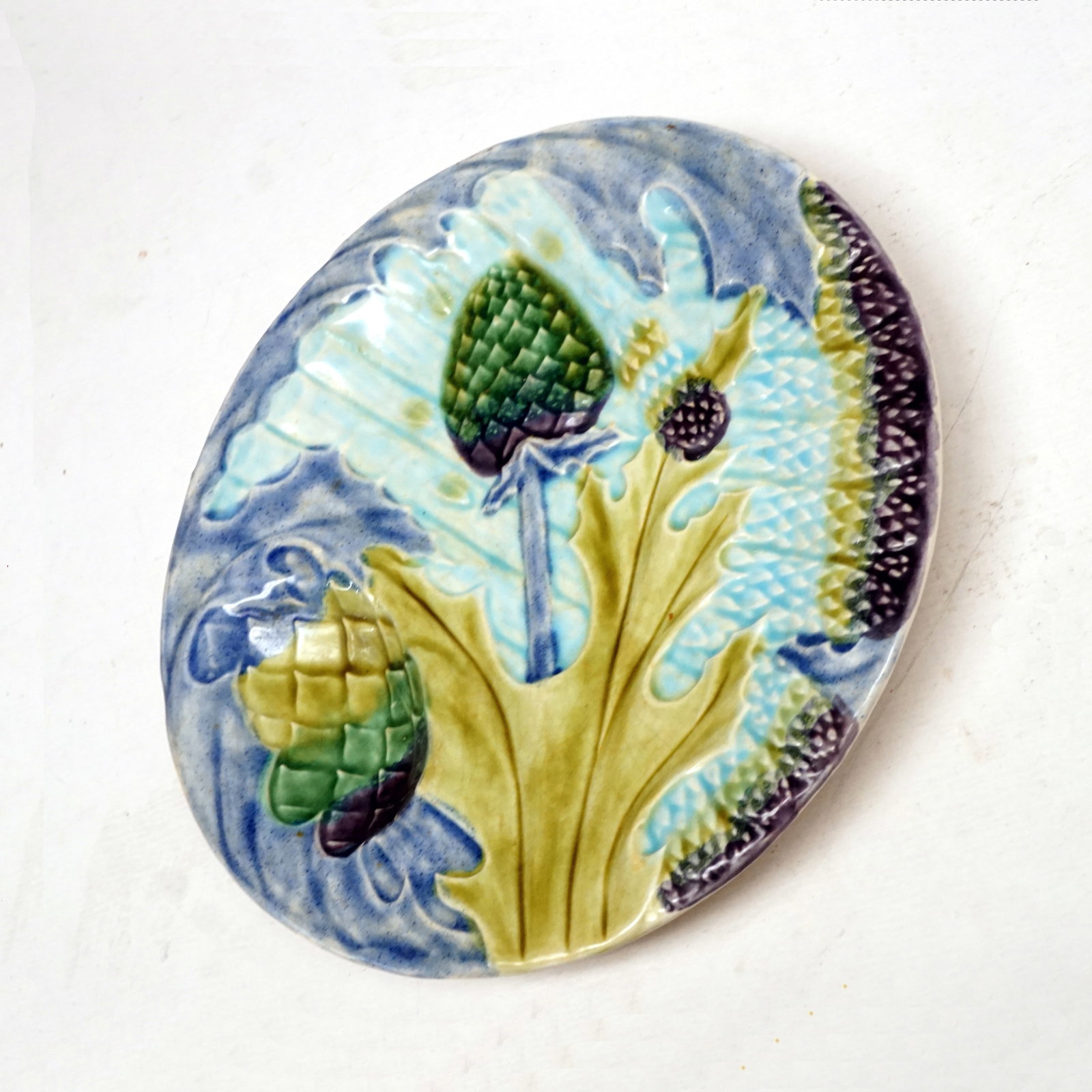 6 vintage asparagus Plate - 3