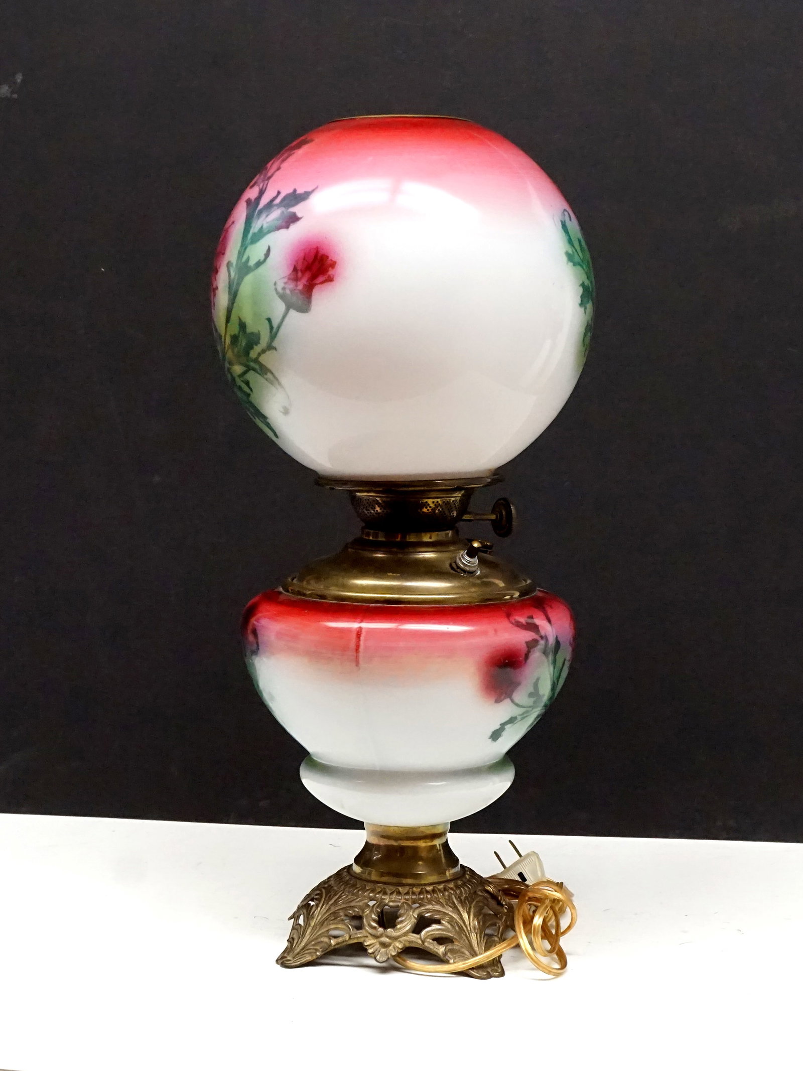 Antique Oil Lamp - 4