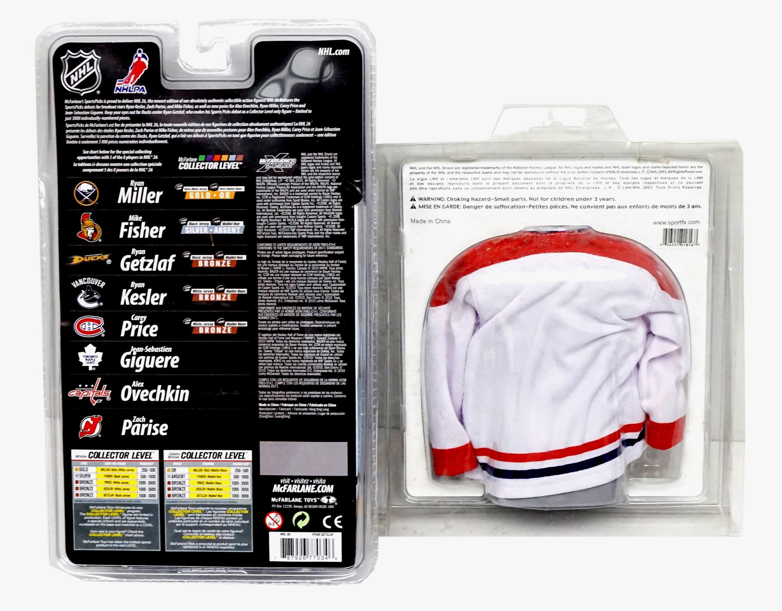 McFarlane + Sportfx - Ryan Getzlaf-Mini jersey - 4