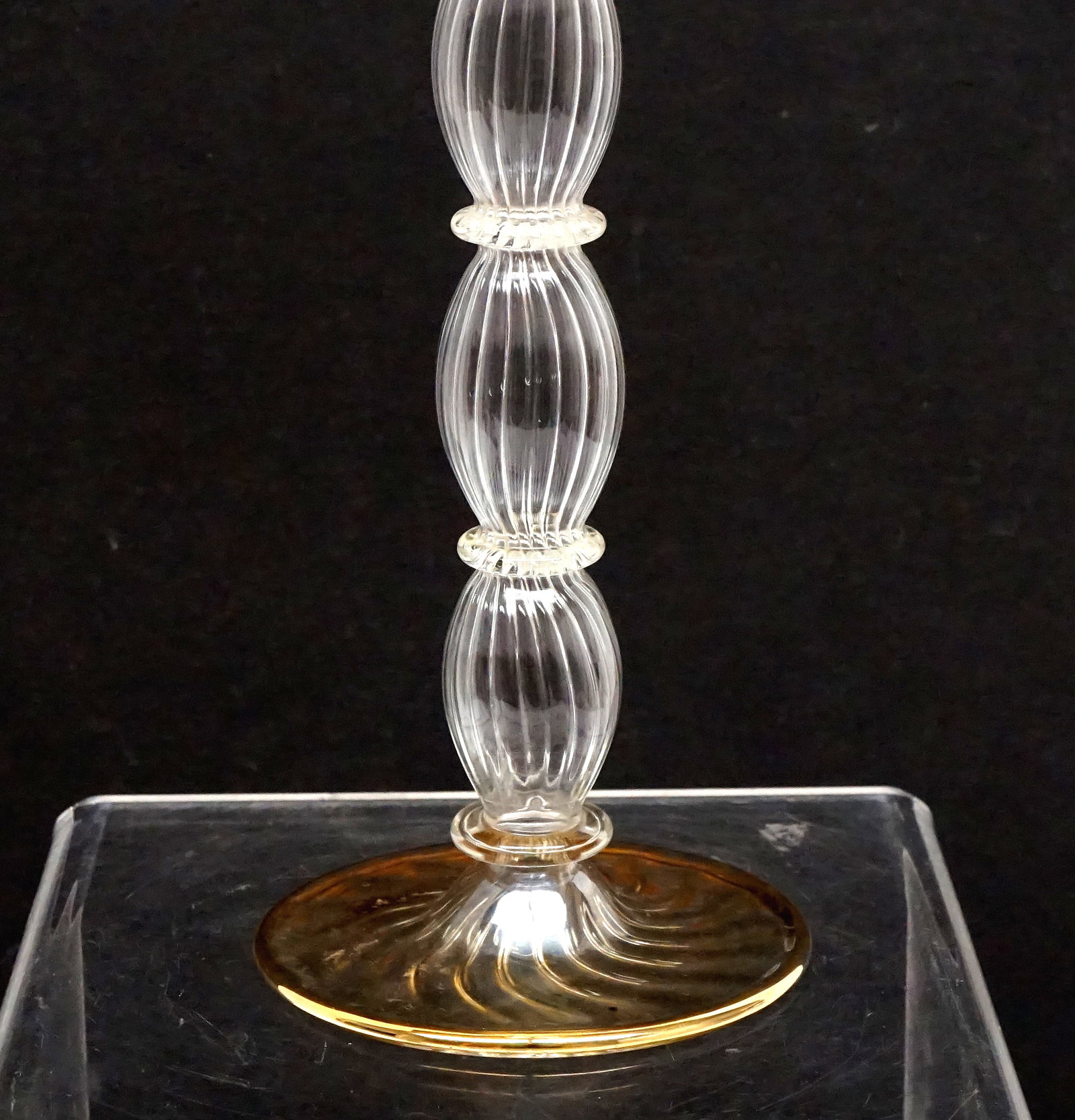 antique venetian wine glass - 3