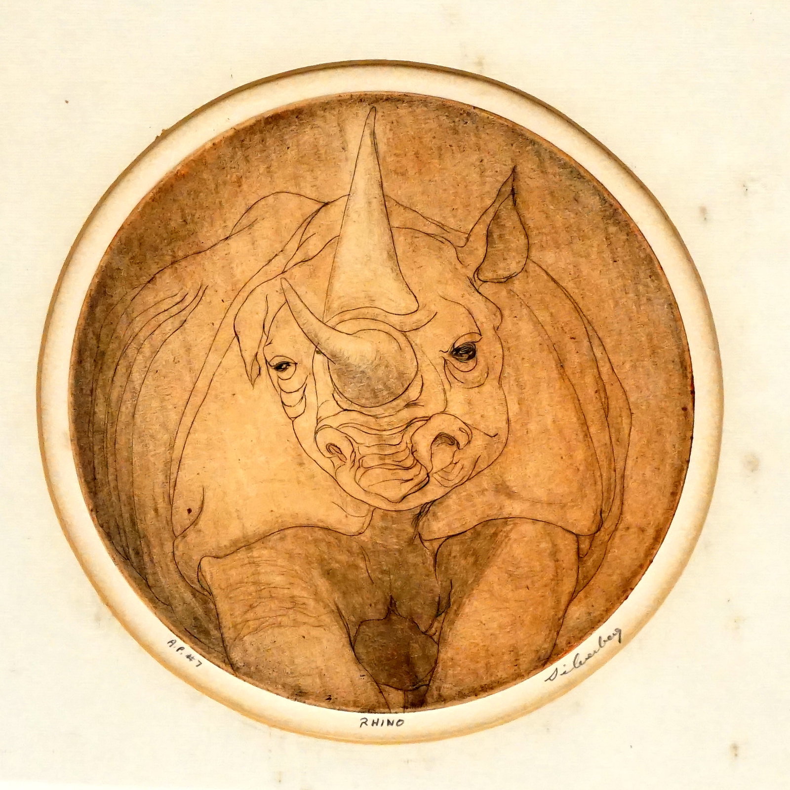 Silverberg, David - Artist proof engraving #7 - 2