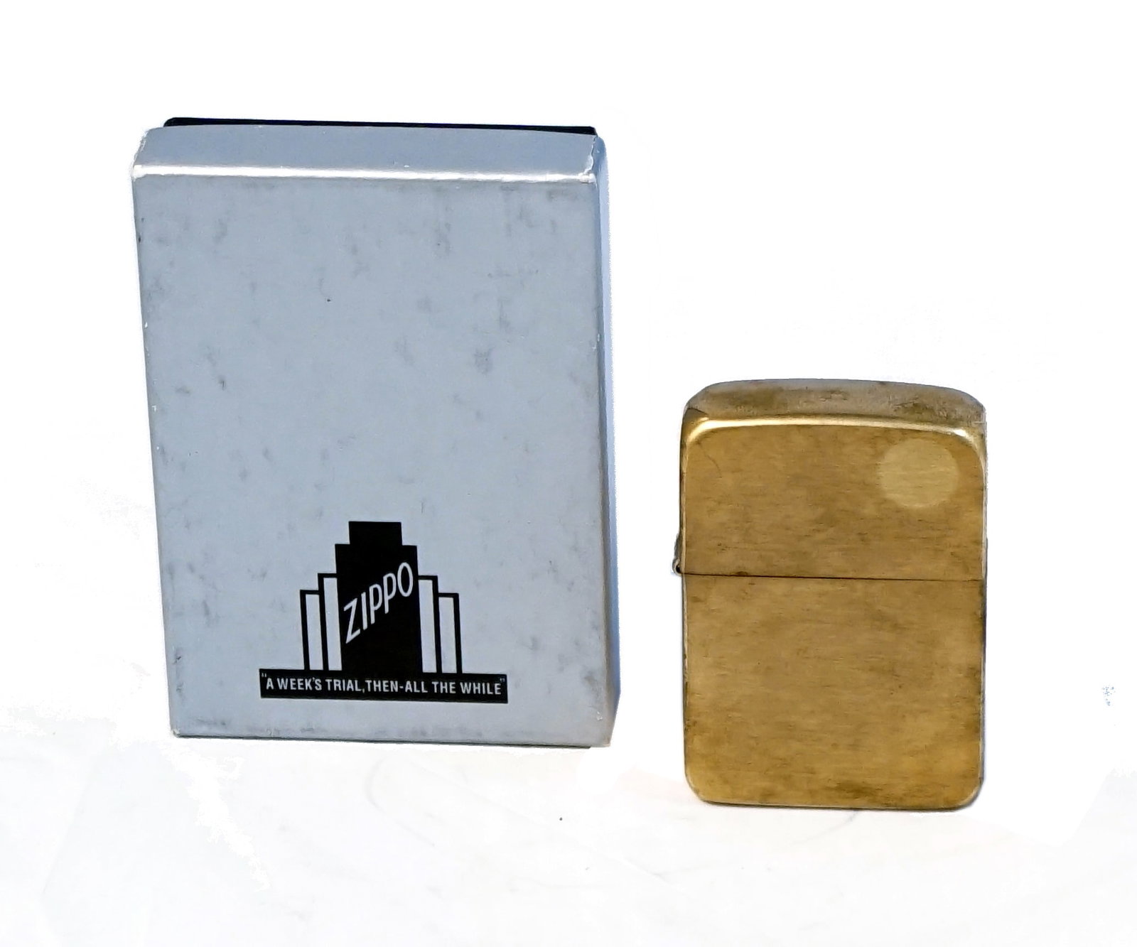 Zippo - Lighter: Zippo Briquet Modele Vieille Brass 2006 Rapport de condition: Neuf ------------- Zippo Lighter Old brass model 2006 Condition Report: New