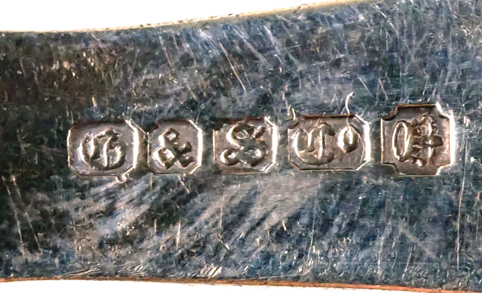 Pair of 19th century English fish services - 6