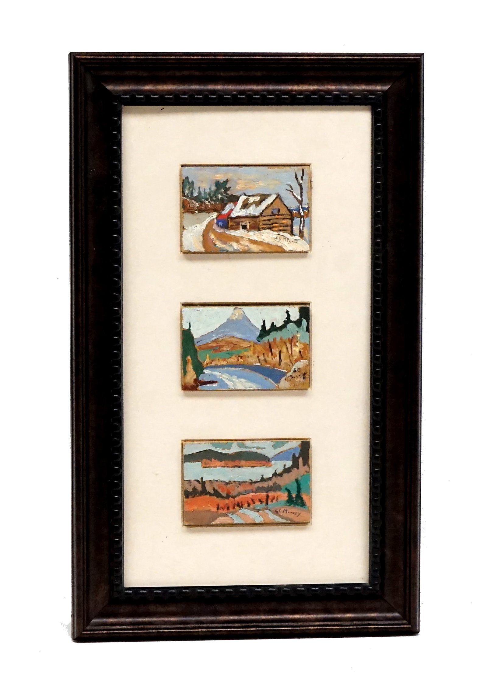 Mooney, Sidney Charles - Painting miniatures (1 of 5)