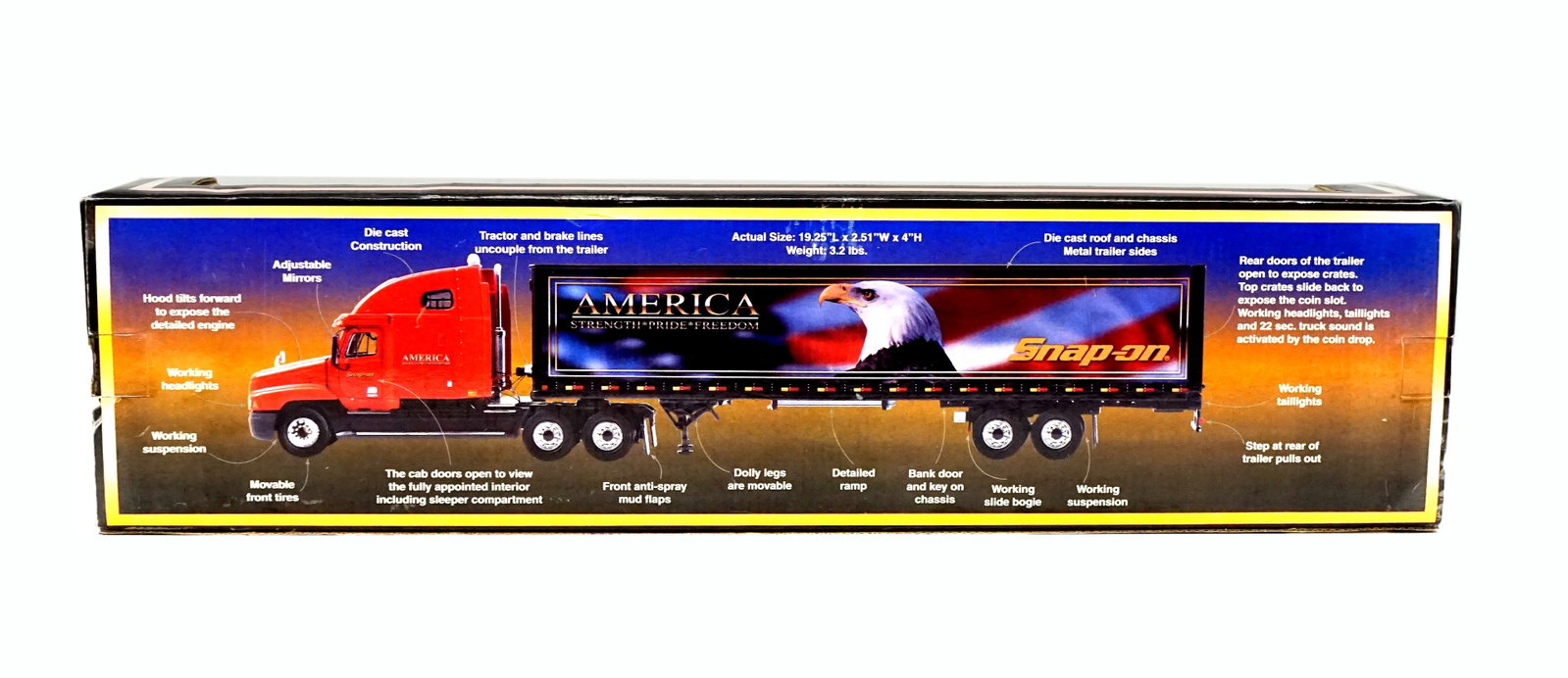 1:18 Car and 1:43 Snap-On Trailer Truck - 3