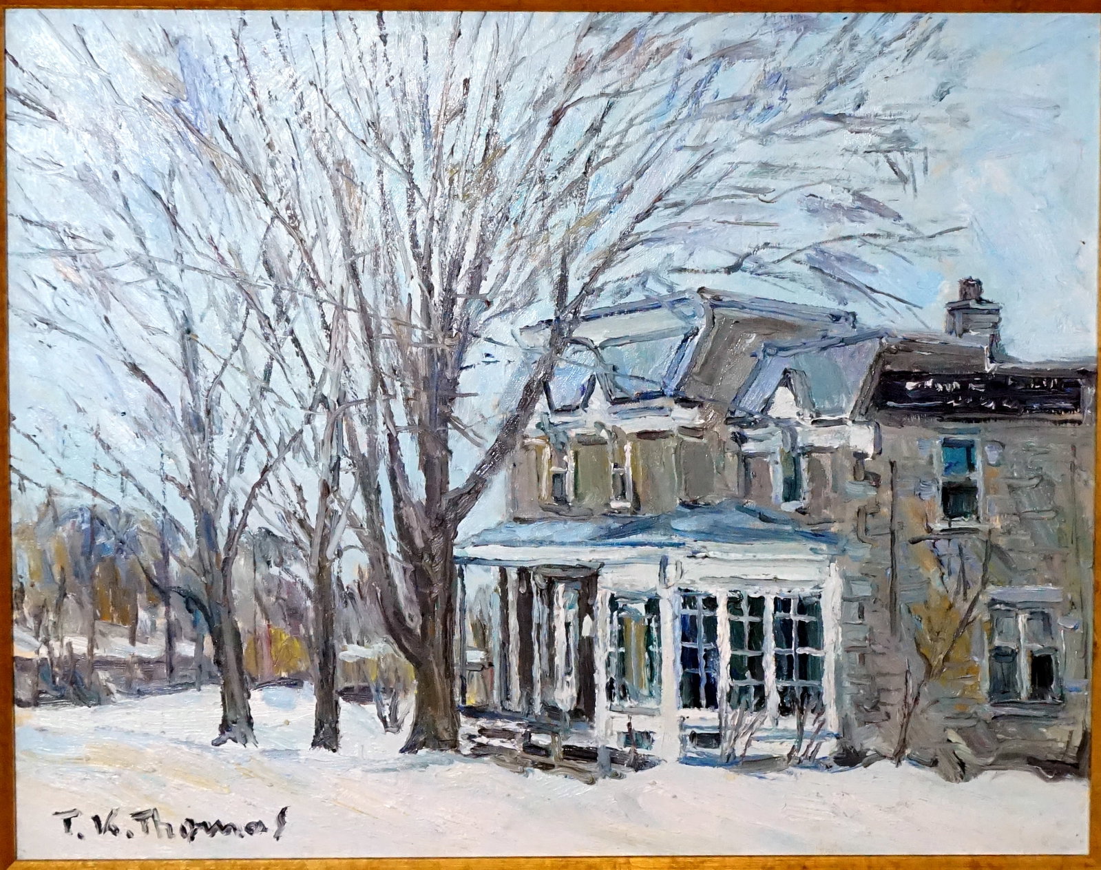 Tibor K. THOMAS - Winter scene - 1981 - 2