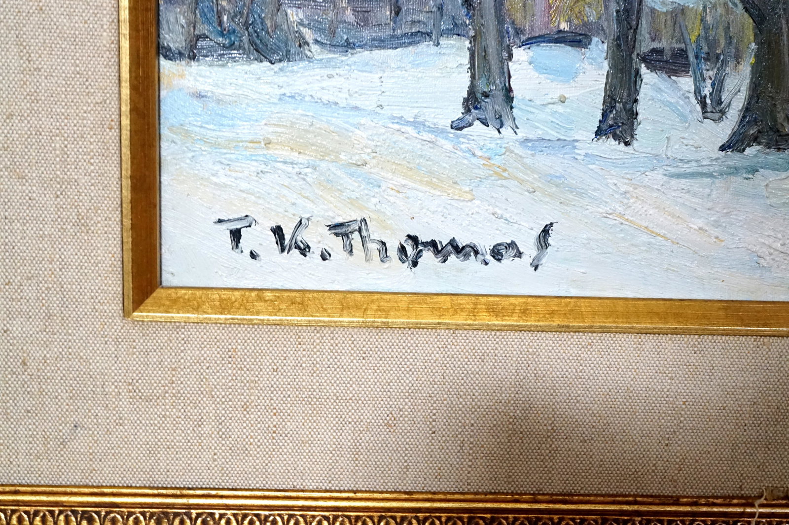 Tibor K. THOMAS - Winter scene - 1981 - 3