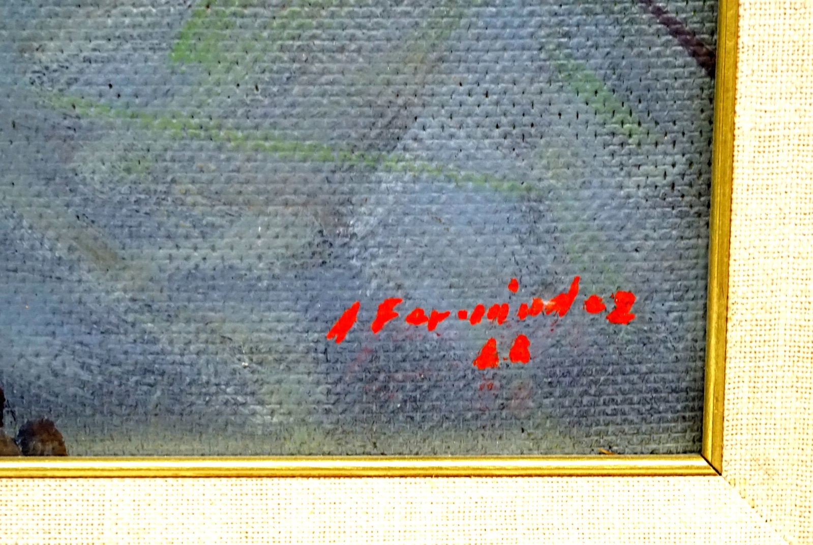 Artiste non identifié/Unidentified artist - Field in winter - 3