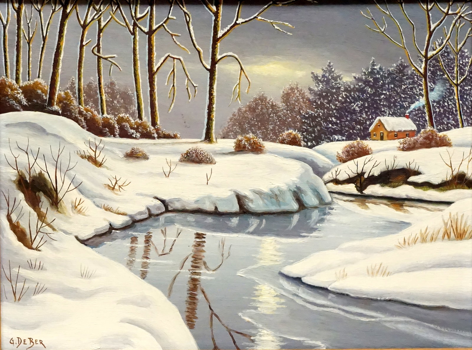 De Ber, G. - Lot of 2 landscape paintings - 1931 - 3