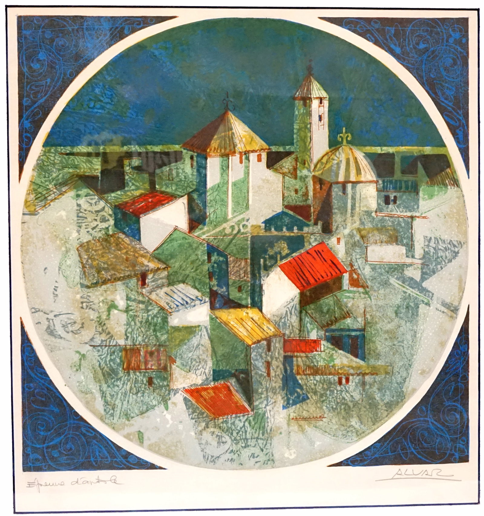 Alvar, Gunnar - View of the village - 2