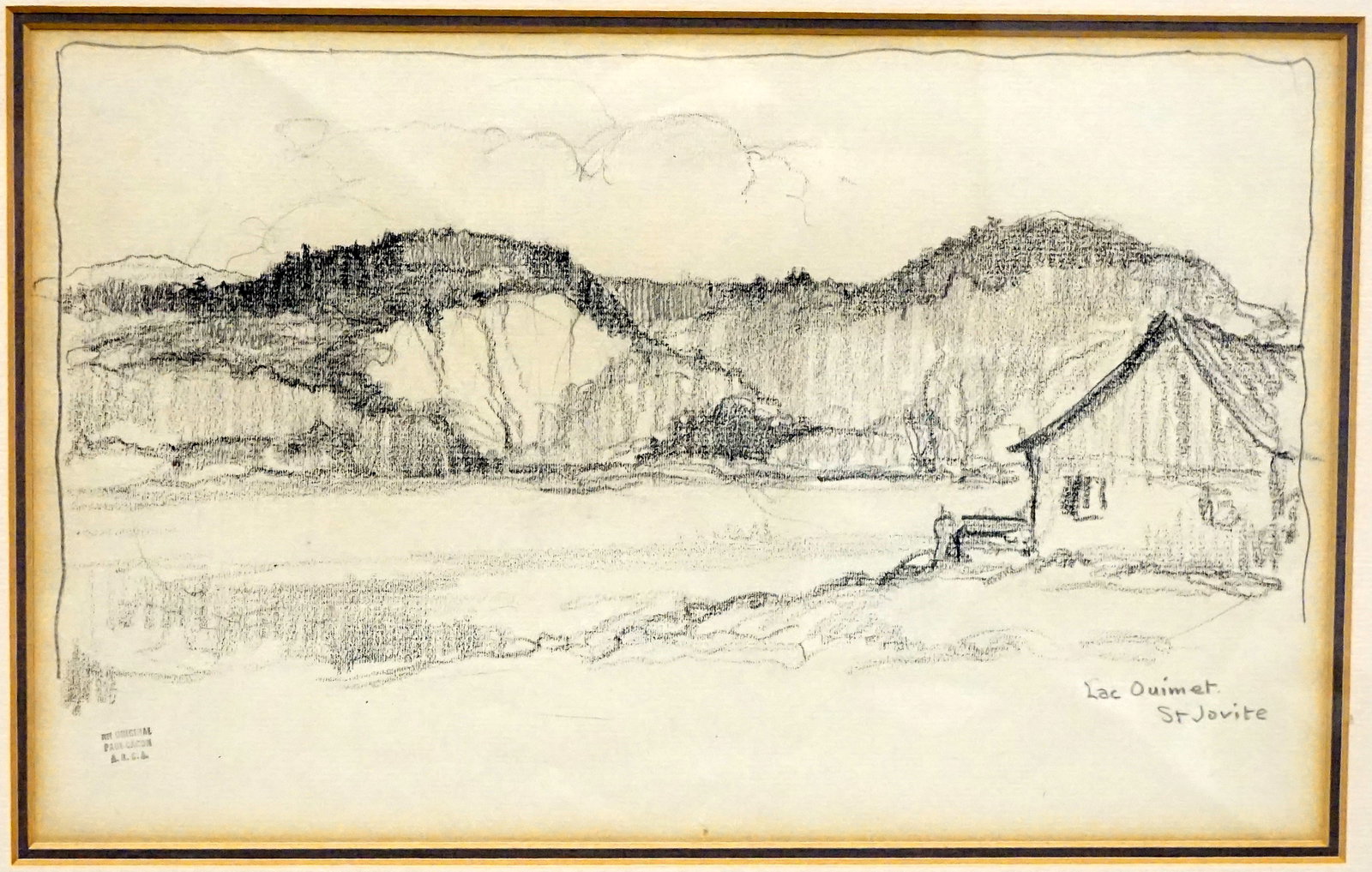 Caron, Paul Archibald A.R.C.A 1874-1941 - Ouimet Lake St-Jovite - 2