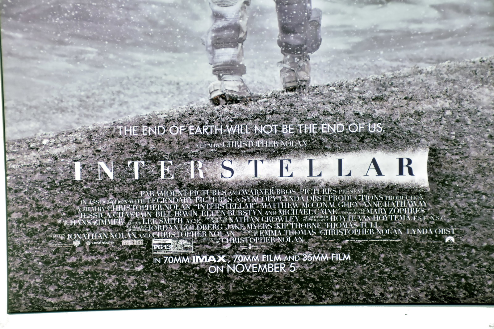 Matthew McConaughey - Interstellar laminated poster - 2