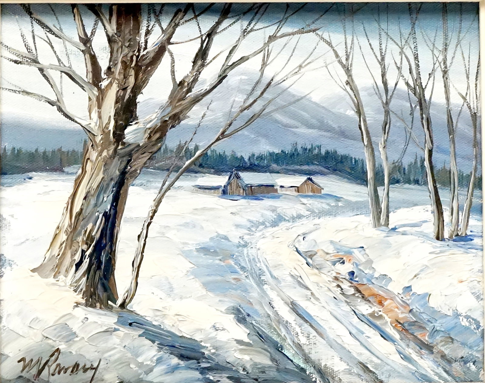 Ravary, Marcel - Winter landscape - 2