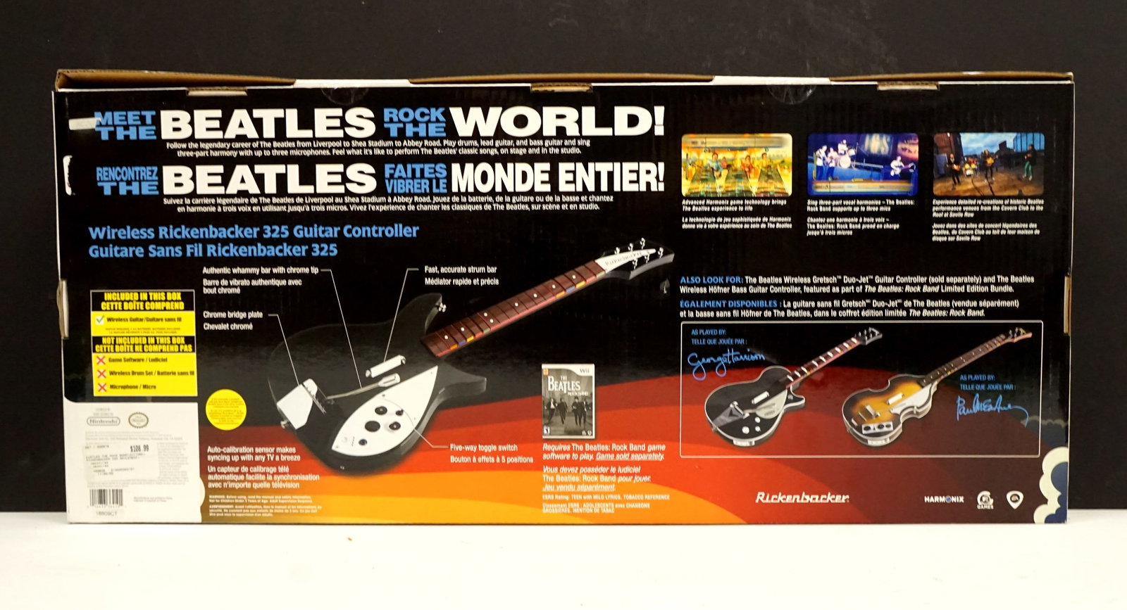 The Beatles - Wireless Rock Band Rickenbacker Wii Guitar - John Lennon - 2