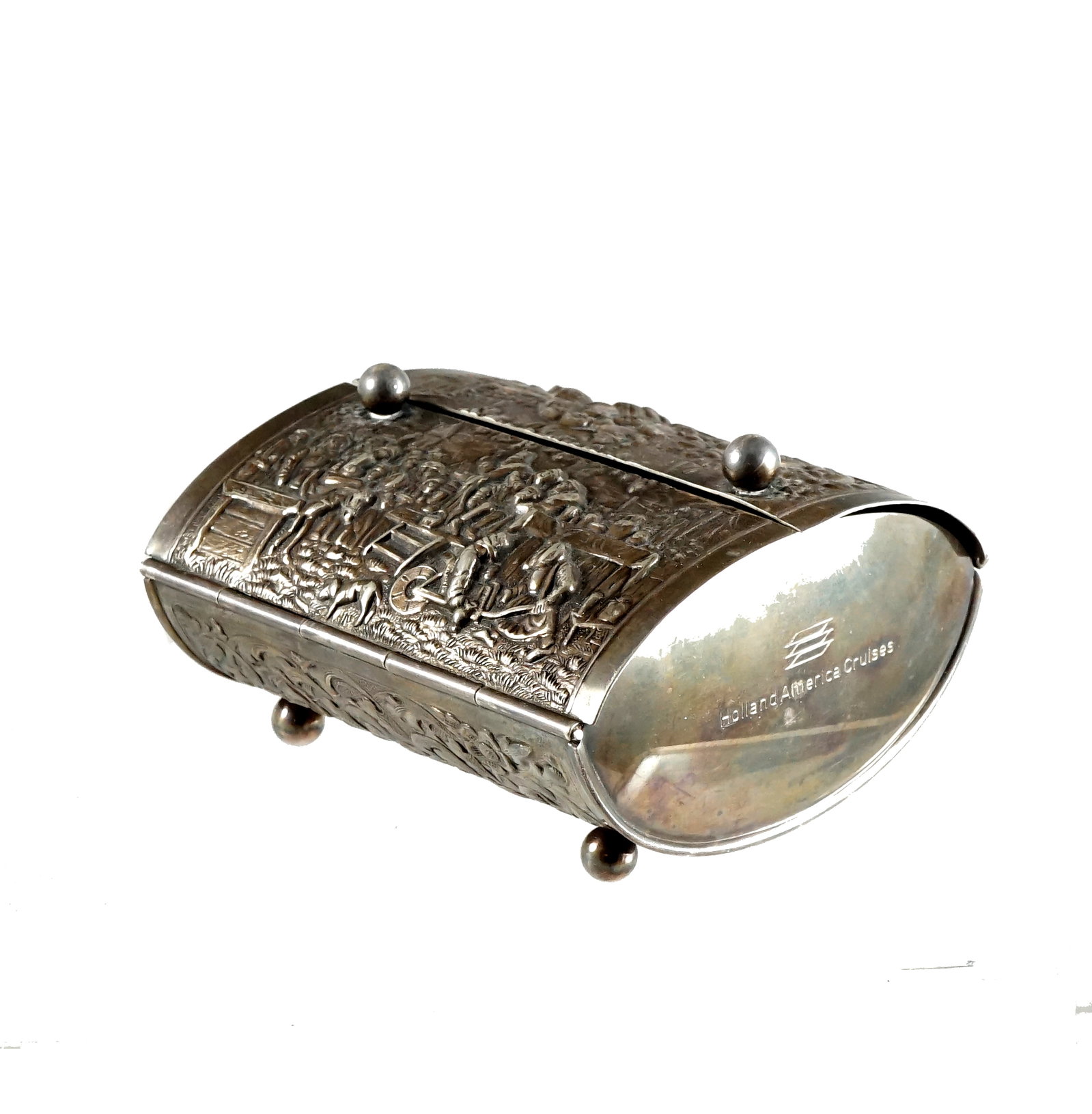 Silver-plated cigarette case - 3
