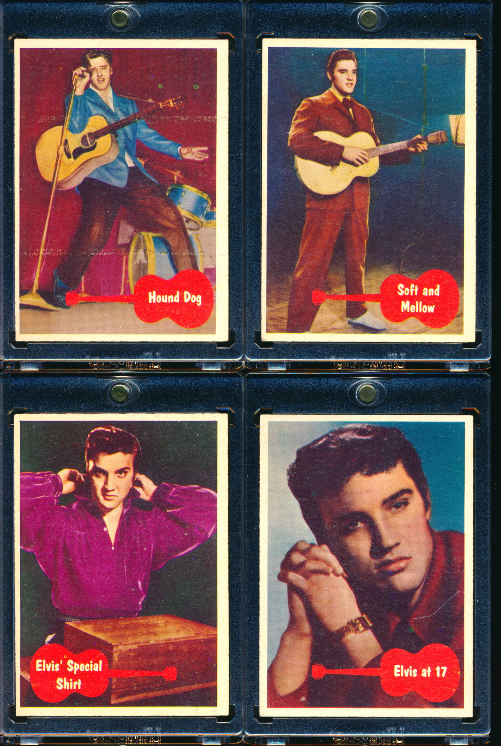 Elvis Presley - 1956 Topps Bubbles 7 cards Lot - 2