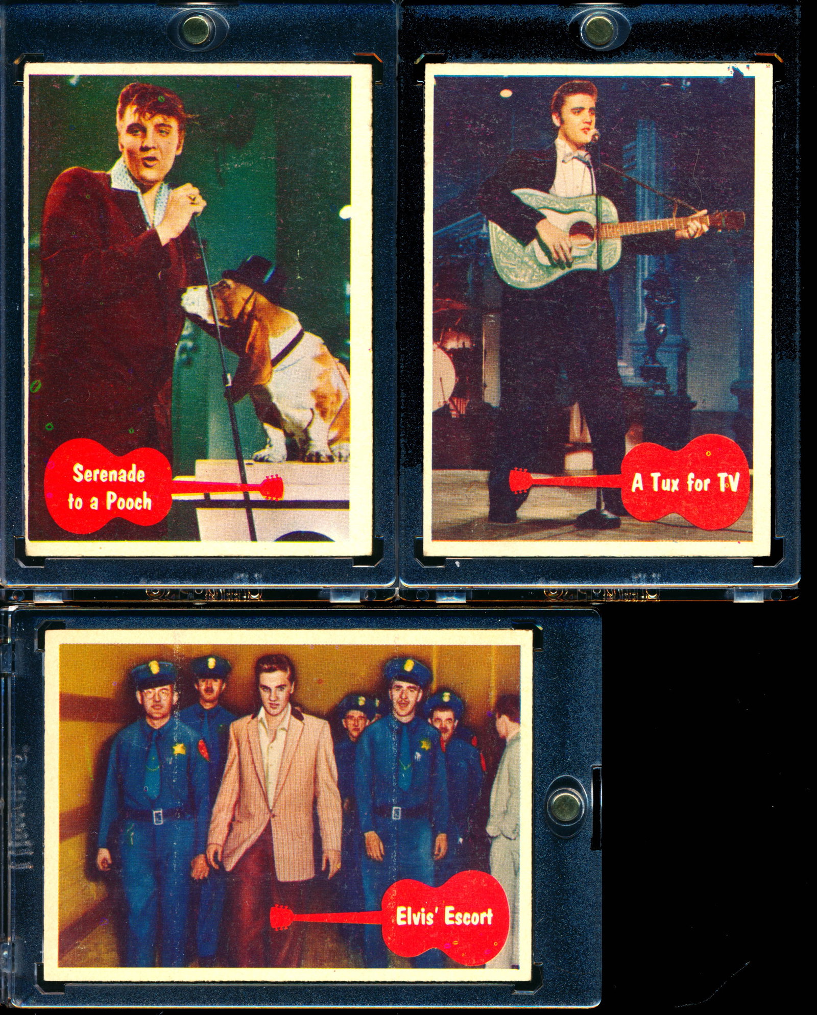 Elvis Presley - 1956 Topps Bubbles 7 cards Lot - 4