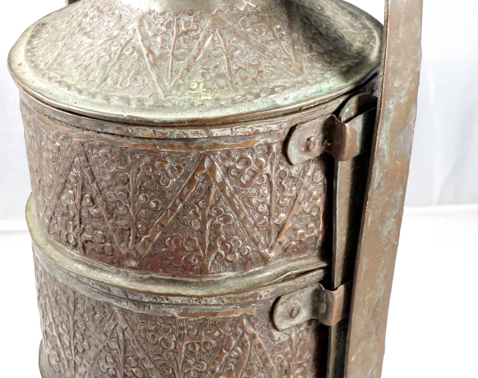 Antique Tiffin lunch box - 6