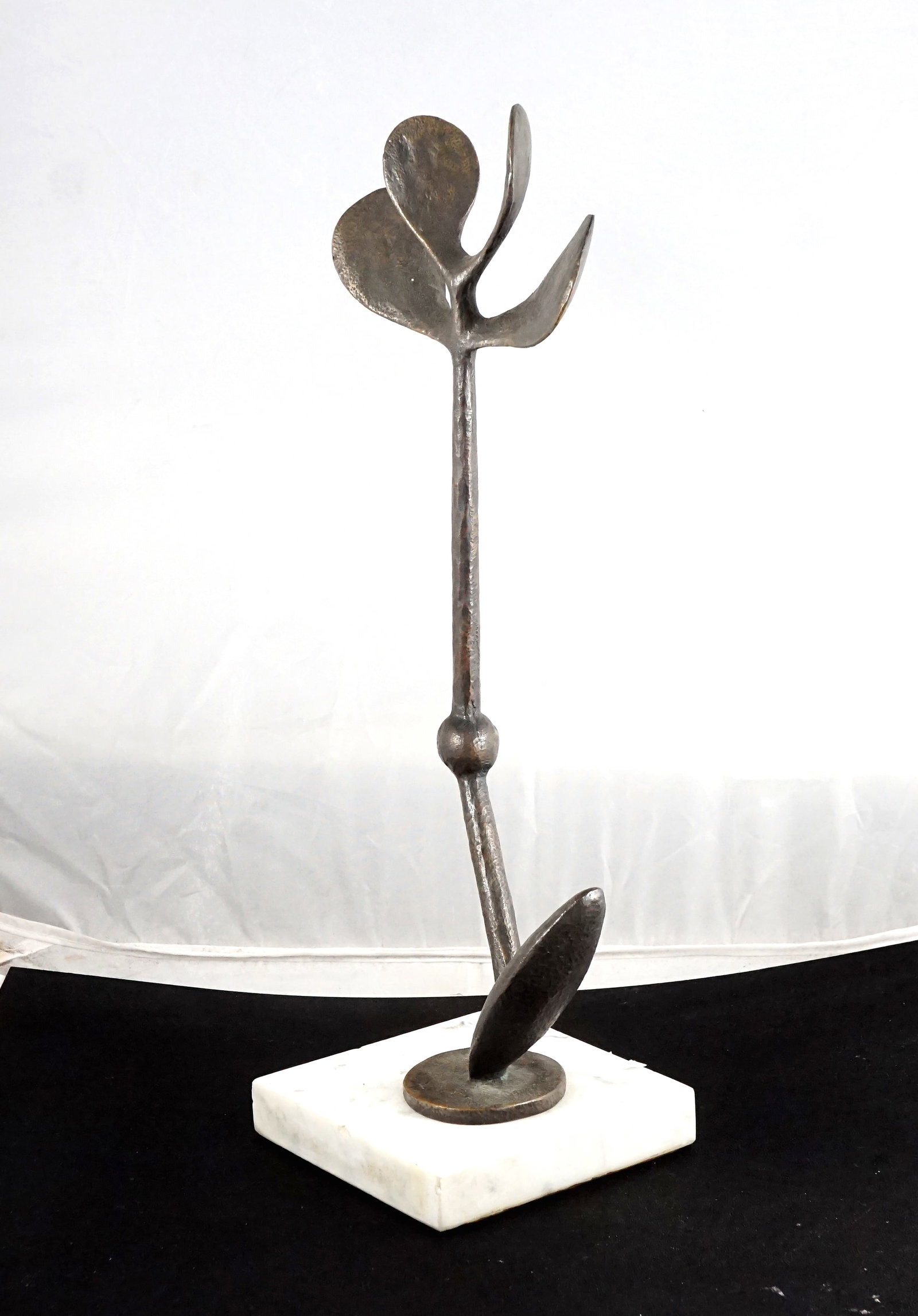 Victor Tolgesy Arts Award, Seed & Flower, bronze sculpture, monogrammed, - 2