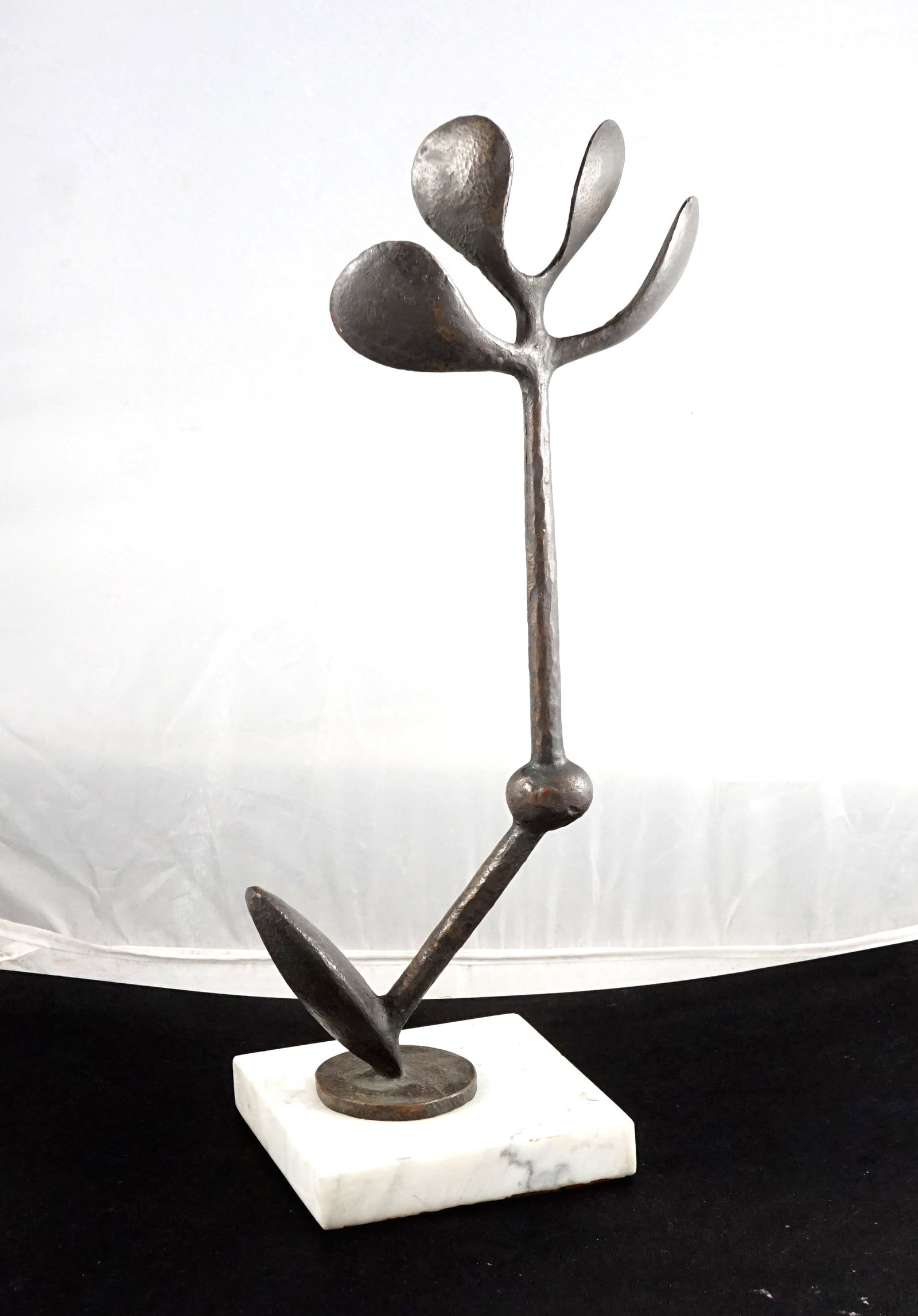 Victor Tolgesy Arts Award, Seed & Flower, bronze sculpture, monogrammed, - 3