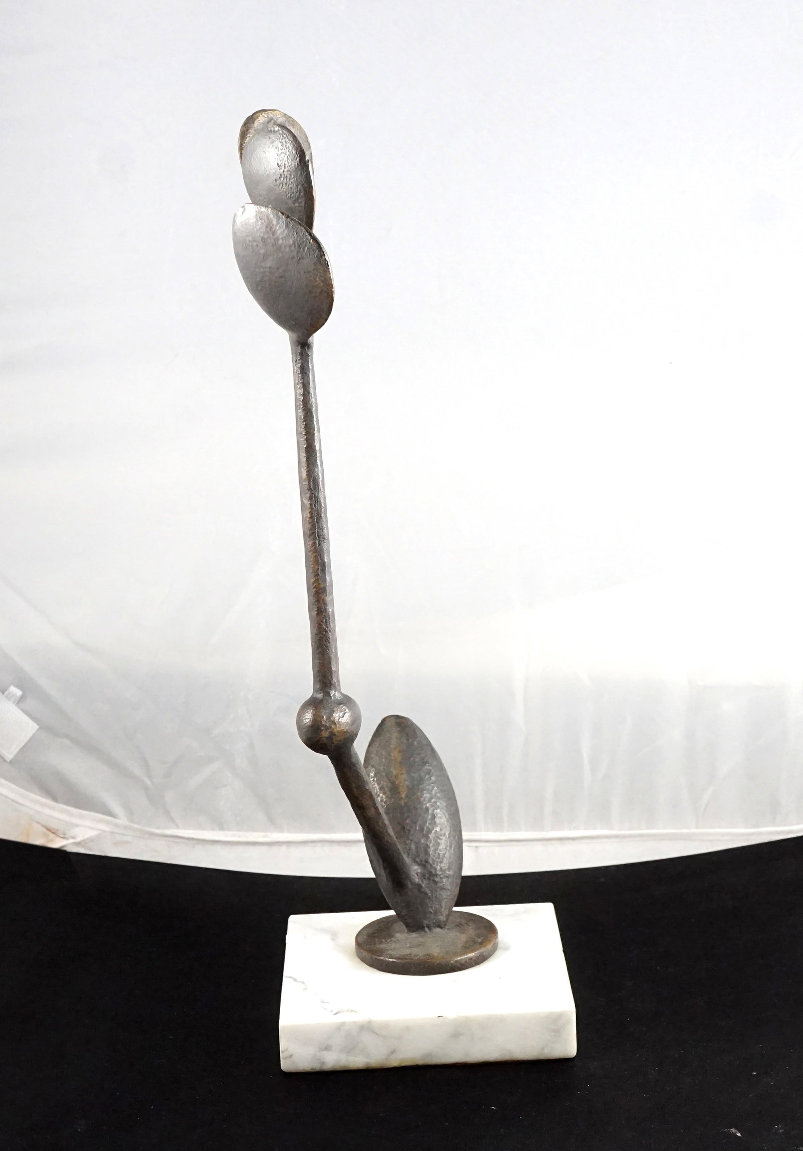 Victor Tolgesy Arts Award, Seed & Flower, bronze sculpture, monogrammed, - 4