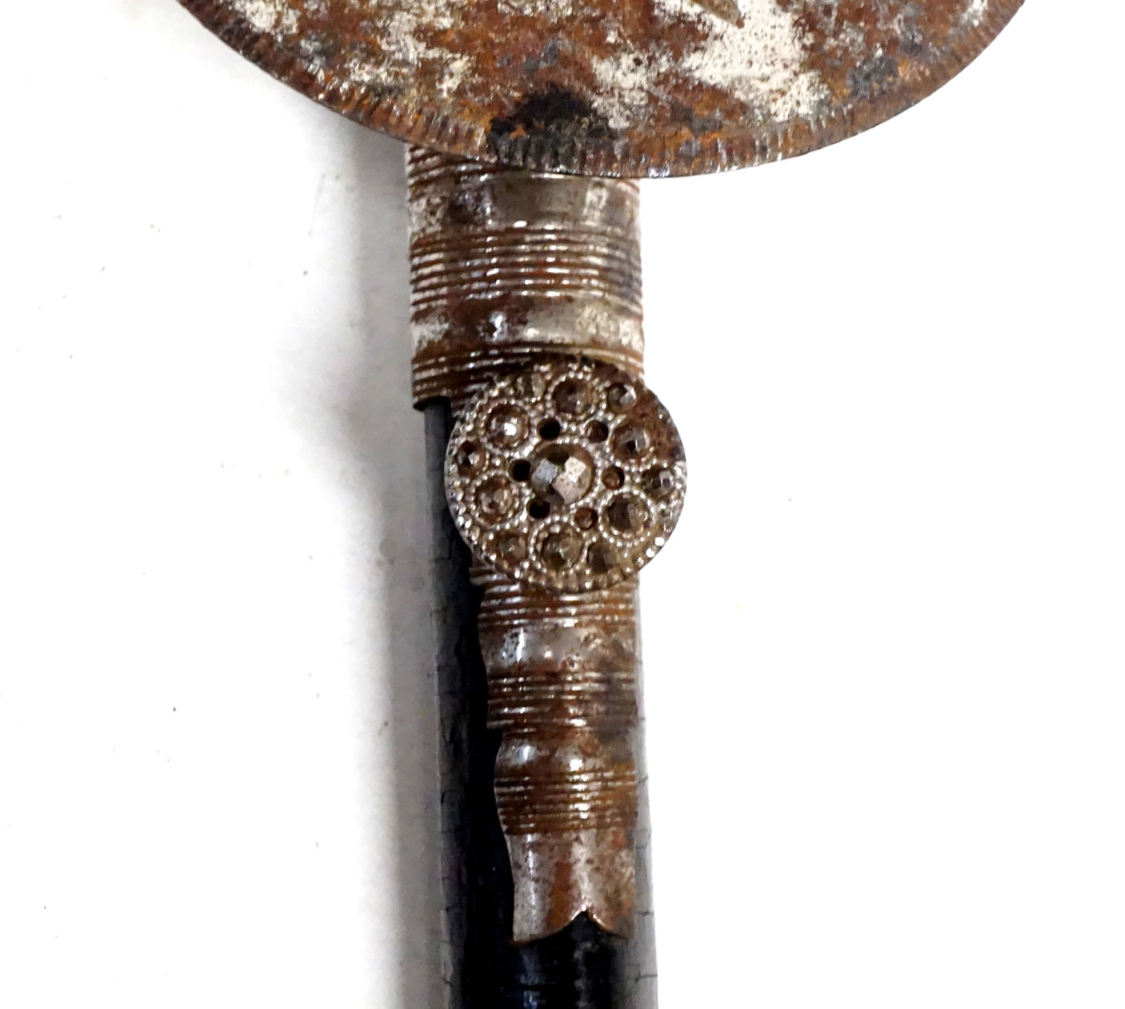 Court sword with a carved steel hilt, circa 1900 - 4