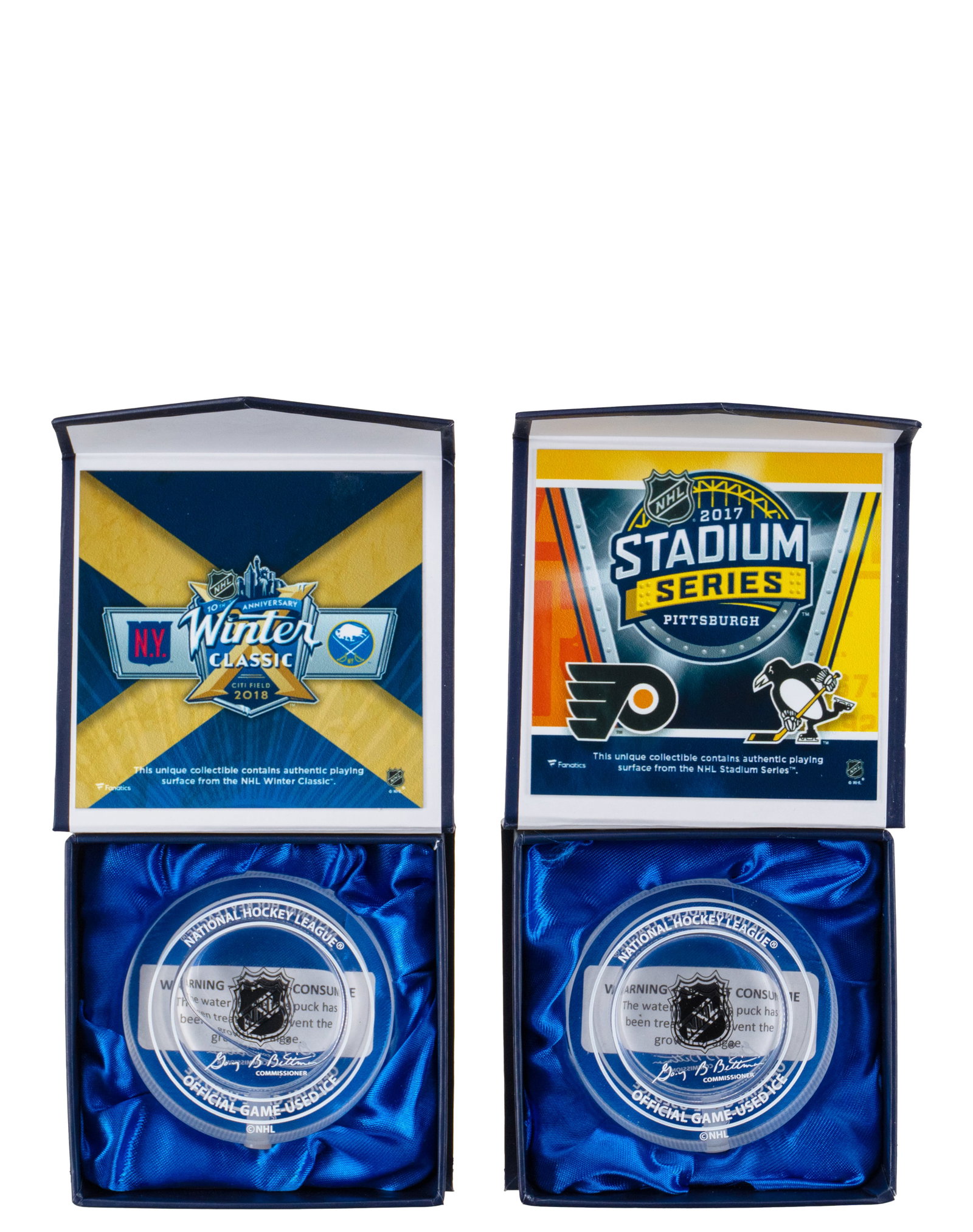 Set of collectible pucks NHL -LNH - 3