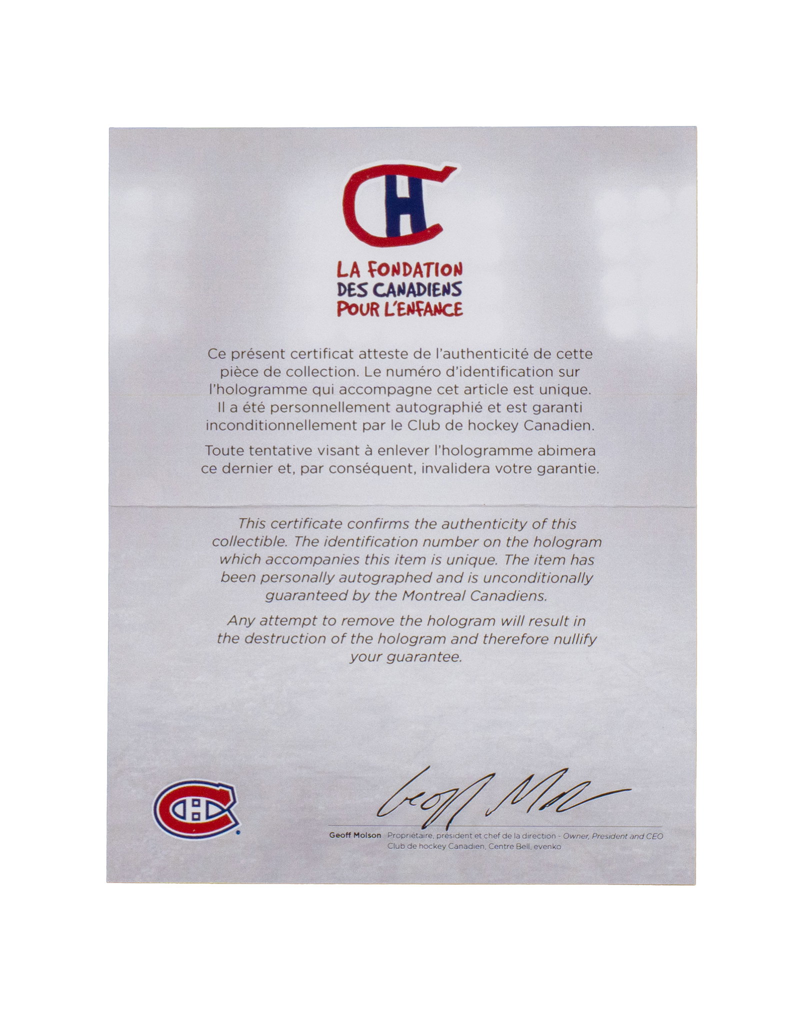 Old times hockey - Canadiens cap signed by Erik Cole 72 - 1972 - 5