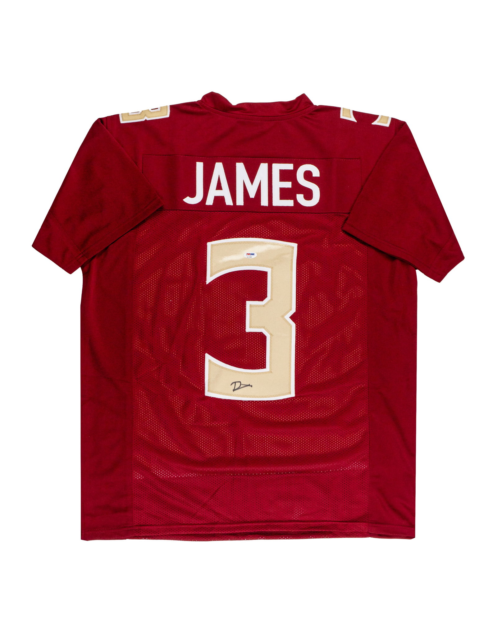 Derwin James Signed custom jersey, football: Chandail personnalisé signé Derwin James, football Chandail sans marque XL, COA PSA Rapport de condition: État neuf, odeur de cigarette ------------- Derwin James Signed custom jer