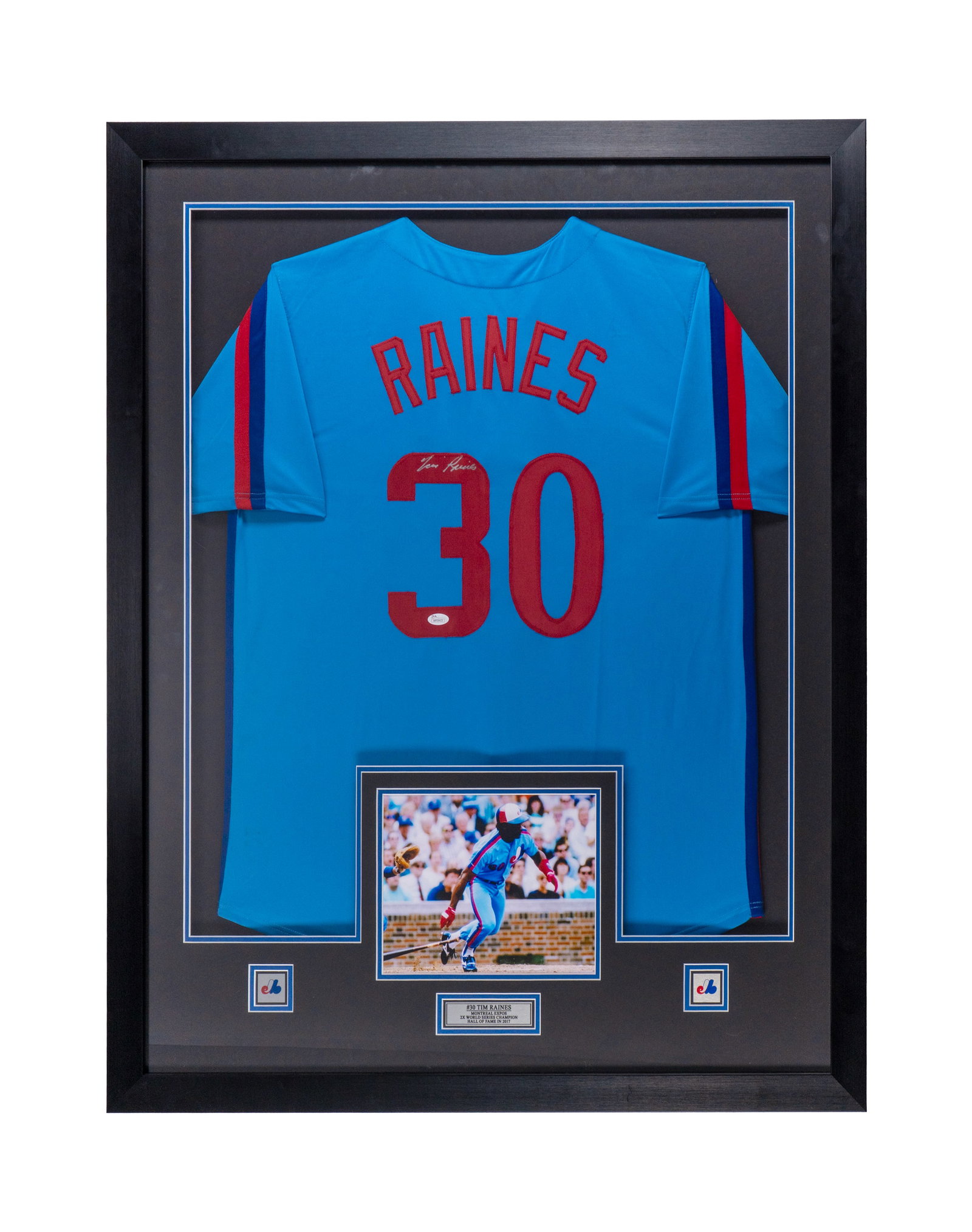 Tim Raines Expos autographed jersey - 4