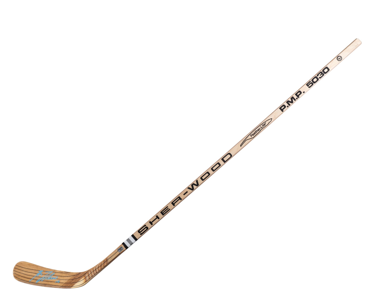 Hockey stick signed by Canadiens Guy Lafleur, Canadiens: Baton de Hockey, signé Guy Lafleur, Canadiens Baton Sher-Wood P.M.P. 5030, signé sur sur la palette Guy Lafleur 10, Hologramme Signature Pro et certificat ------------- Hockey stick signed