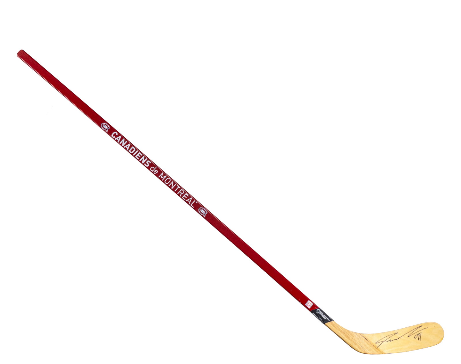 Hockey stick signed by Canadiens Oliver Kapanen, Canadiens (1 of 3)