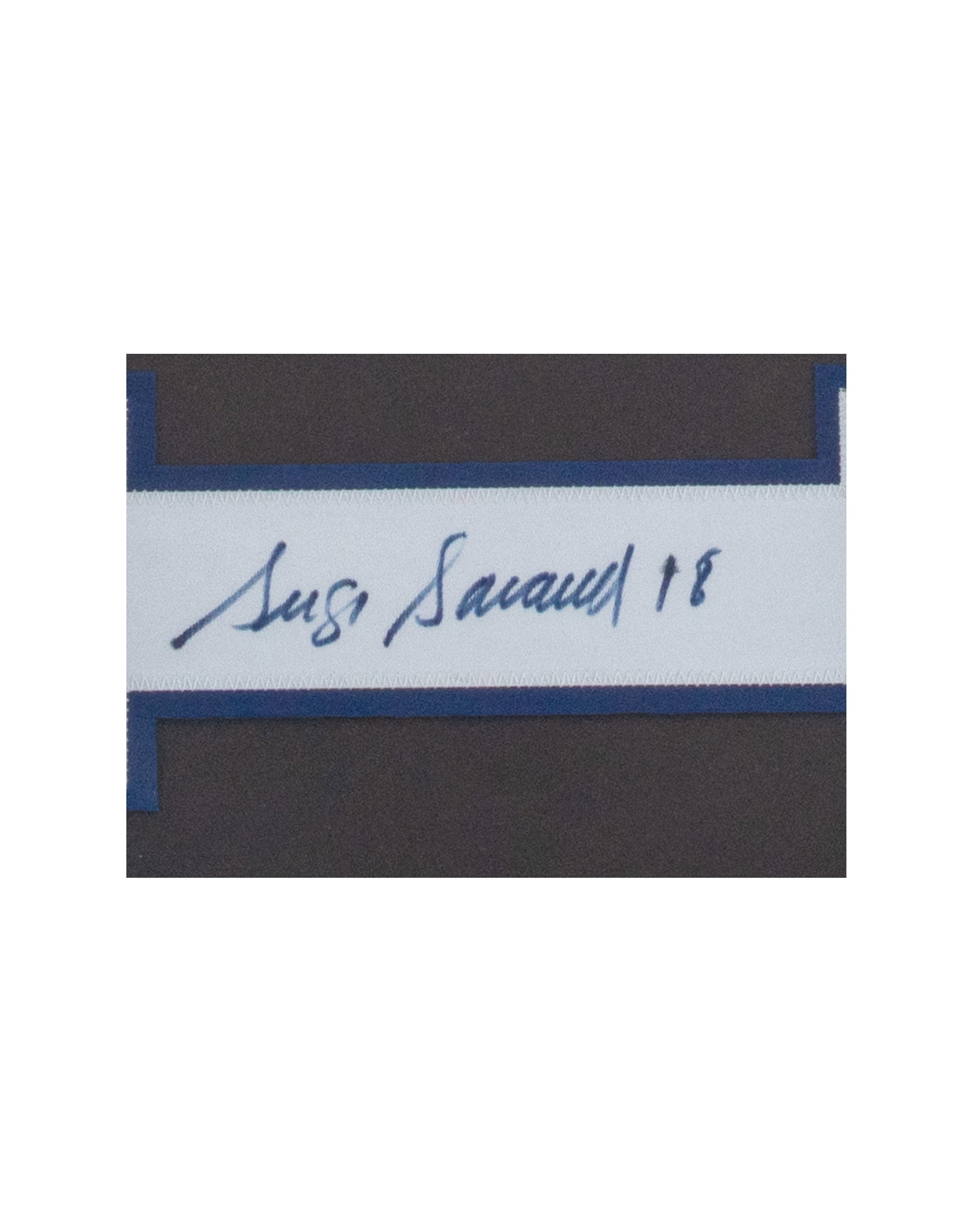 Serge Savard frame, signed - 2