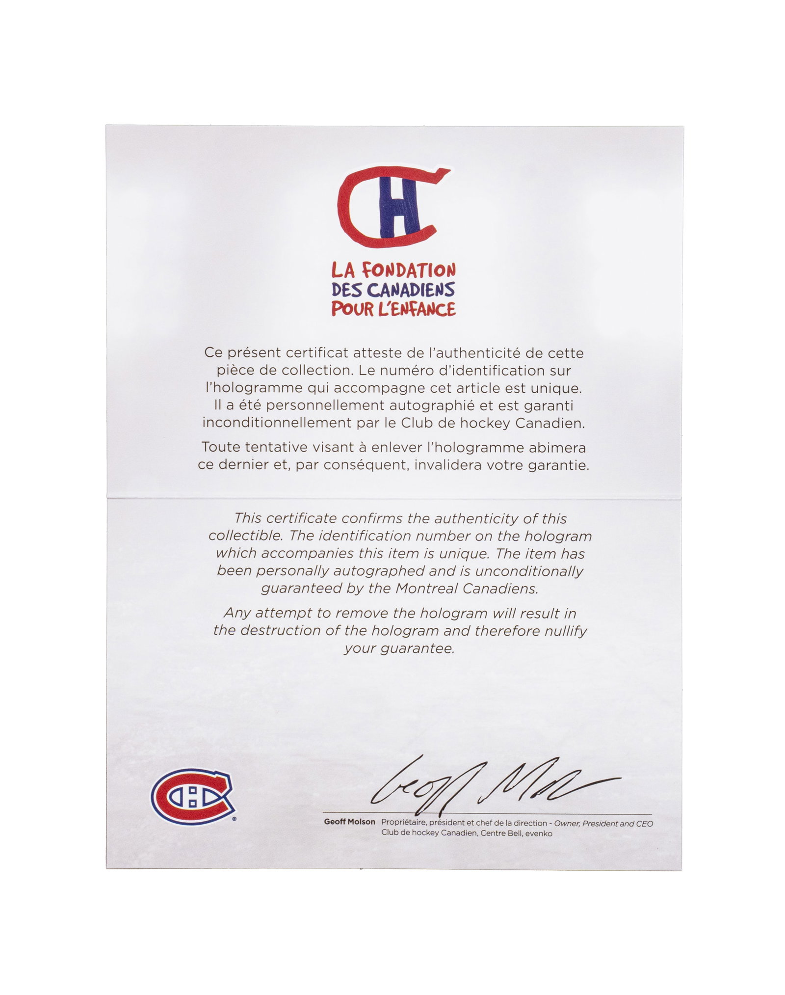 Signed jersey, Mike Hoffman, Montreal Canadiens - 8