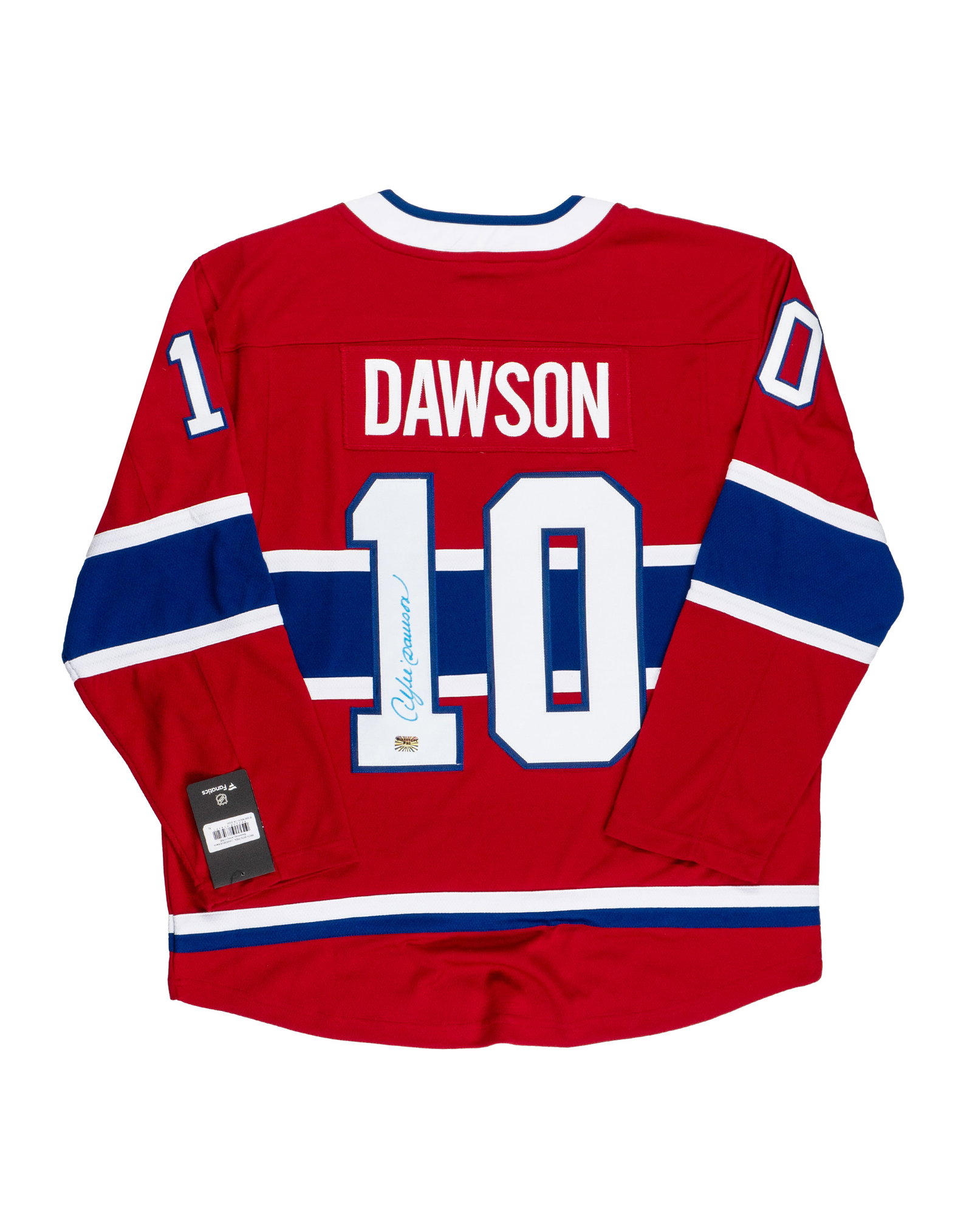 Signed by baseball player André Dawson on a Montreal Canadiens jersey. - 5