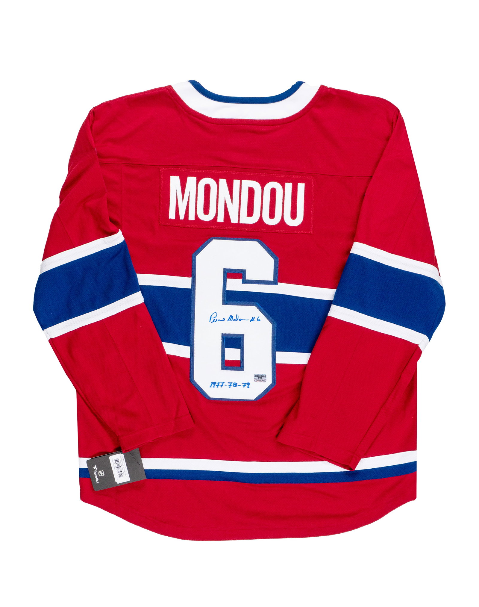 Signed jersey, Pierre Mondou,, Montreal Canadiens - 3
