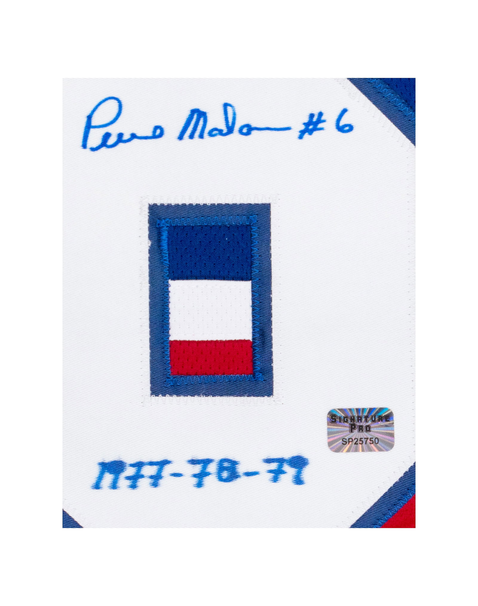 Signed jersey, Pierre Mondou,, Montreal Canadiens - 4