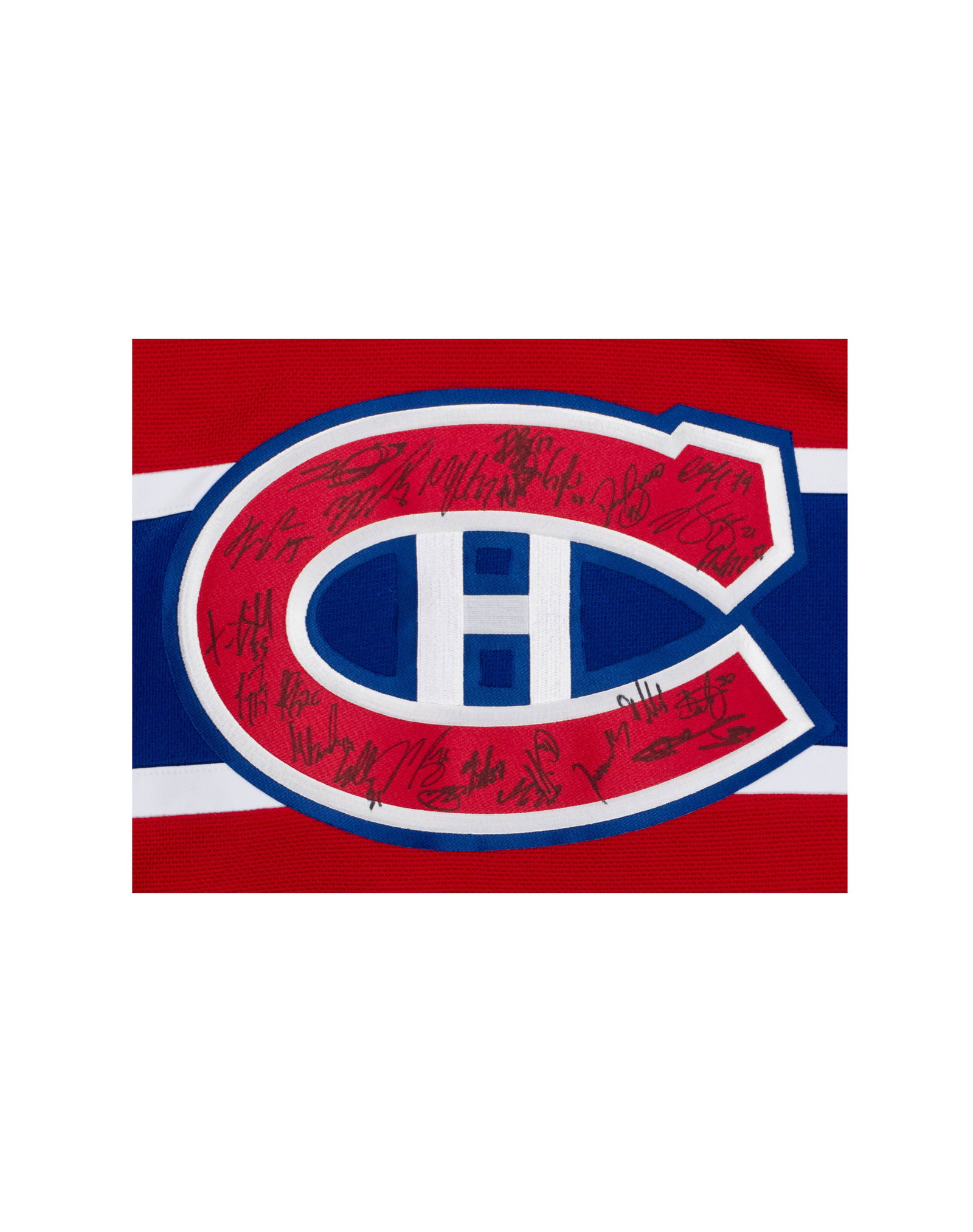 Autographed jersey, Canadiens team, 2013 - 2013 - 2