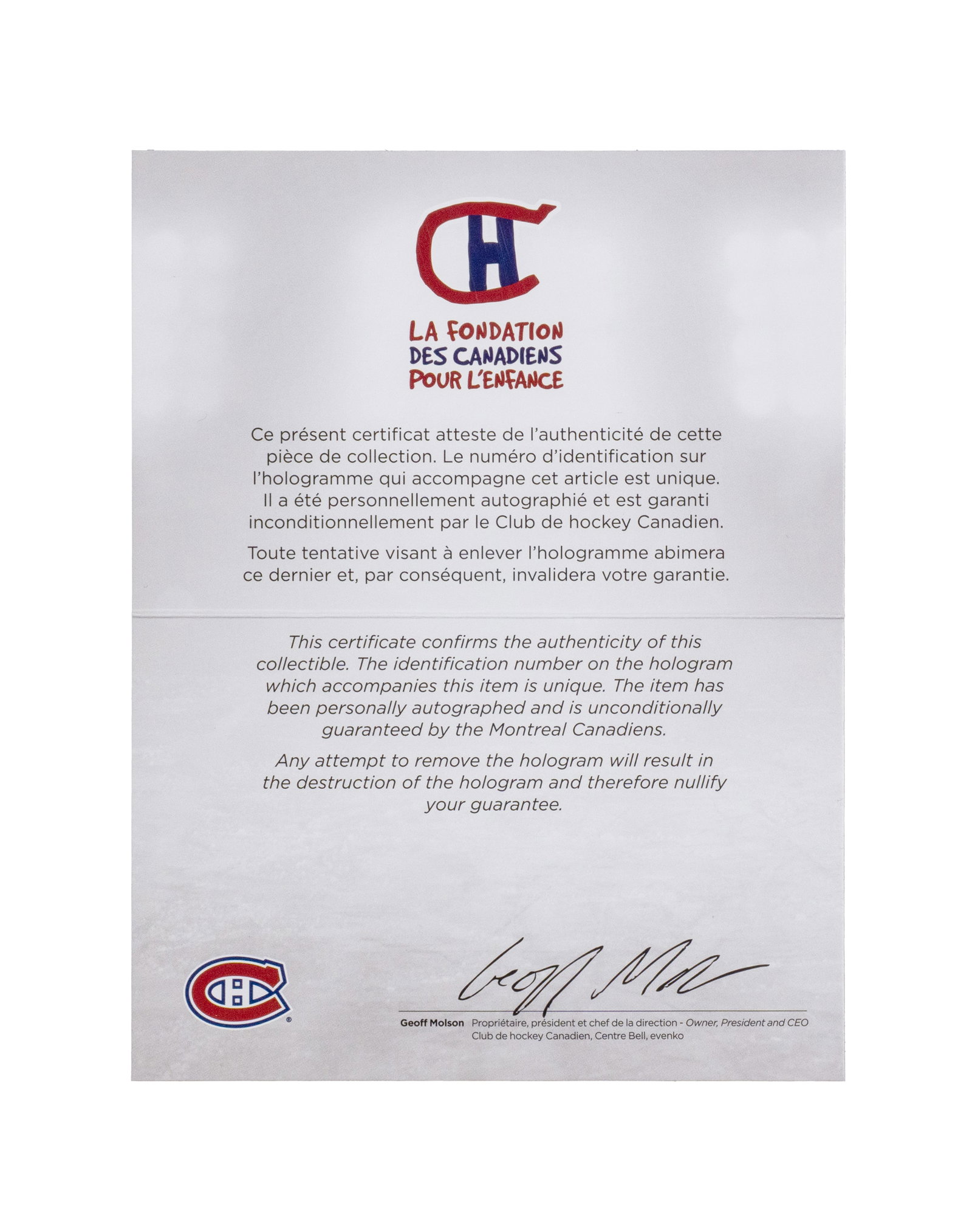 Signed jersey, Jefrey Petri, Montreal Canadiens - 4