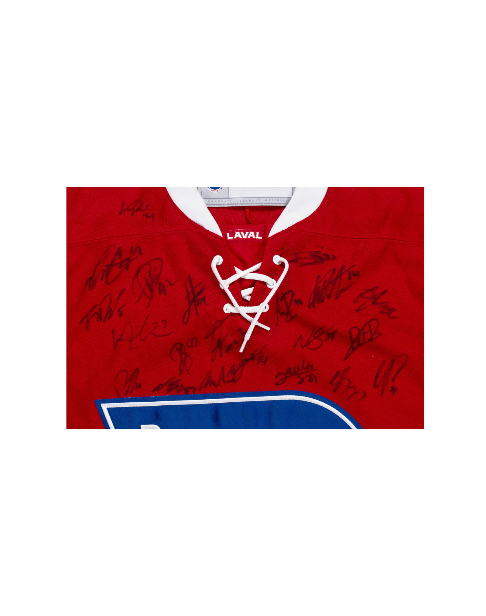 Autographed jersey, Laval Rocket team - 2