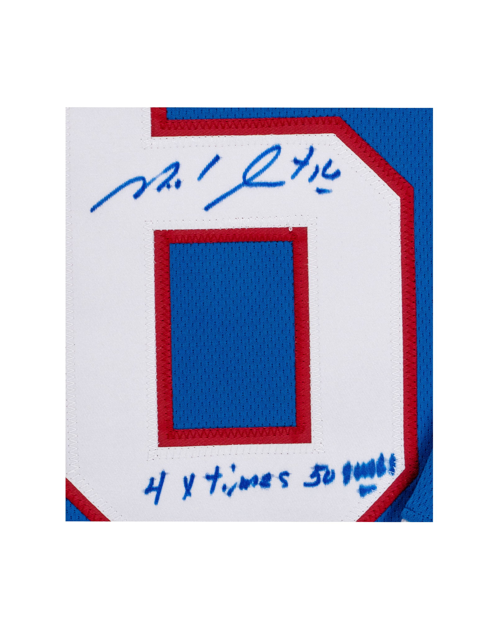 Autographed jersey, Patrick Goulet, Quebec Nordiques - 2