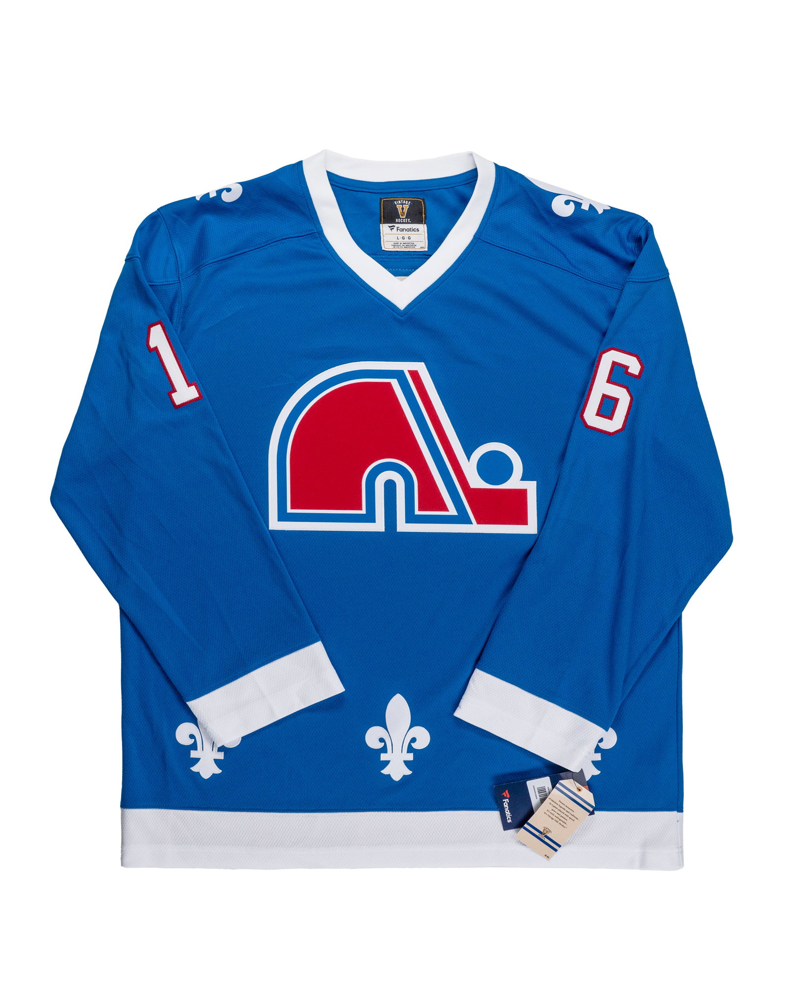 Autographed jersey, Patrick Goulet, Quebec Nordiques - 3