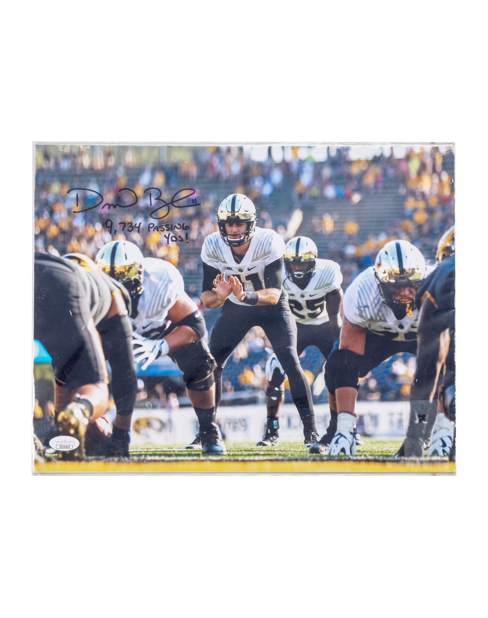 NFL David Blough autographed photo - 2