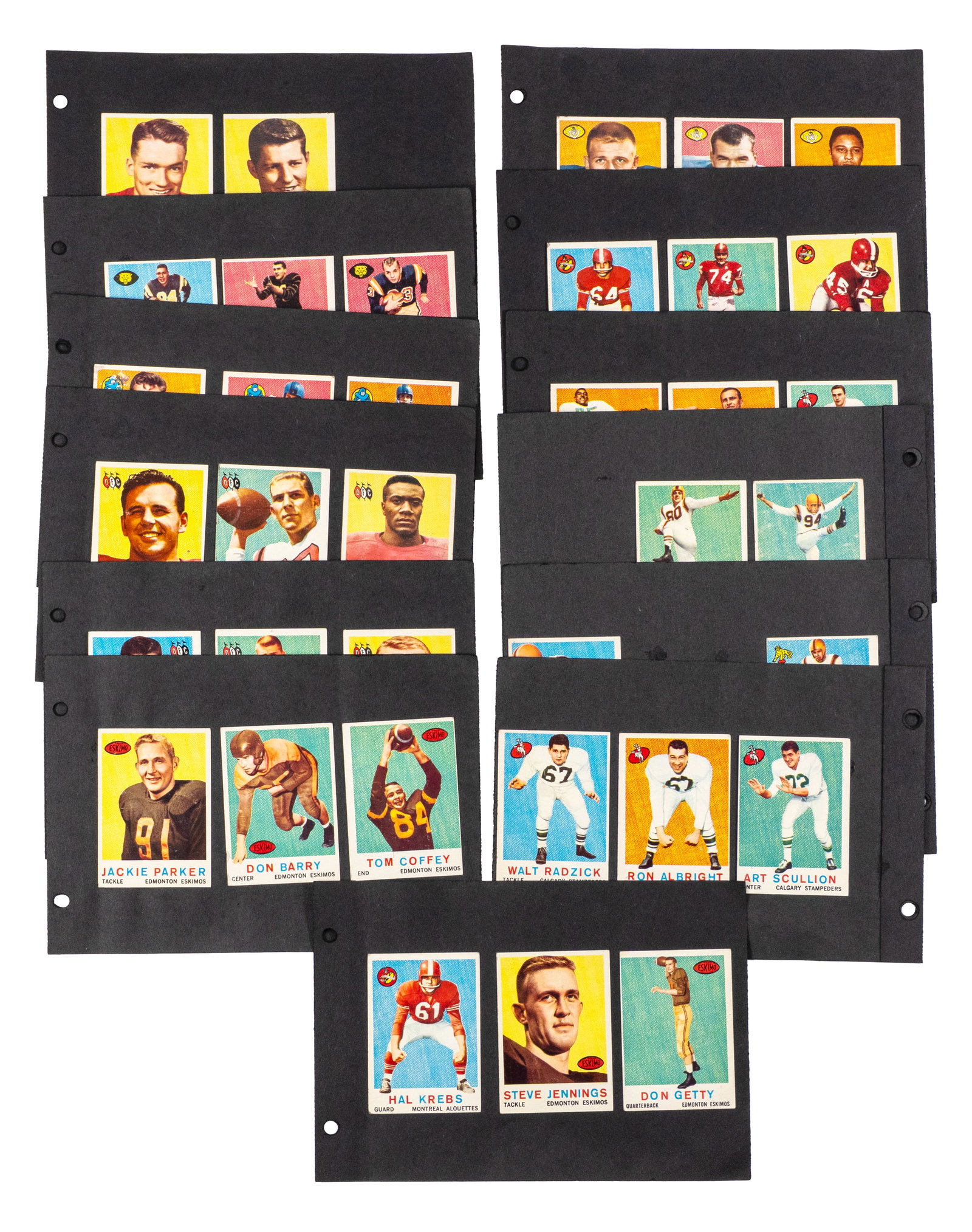 Topps - Canadian Football League Card Set - 1959-1960 (1 of 1)