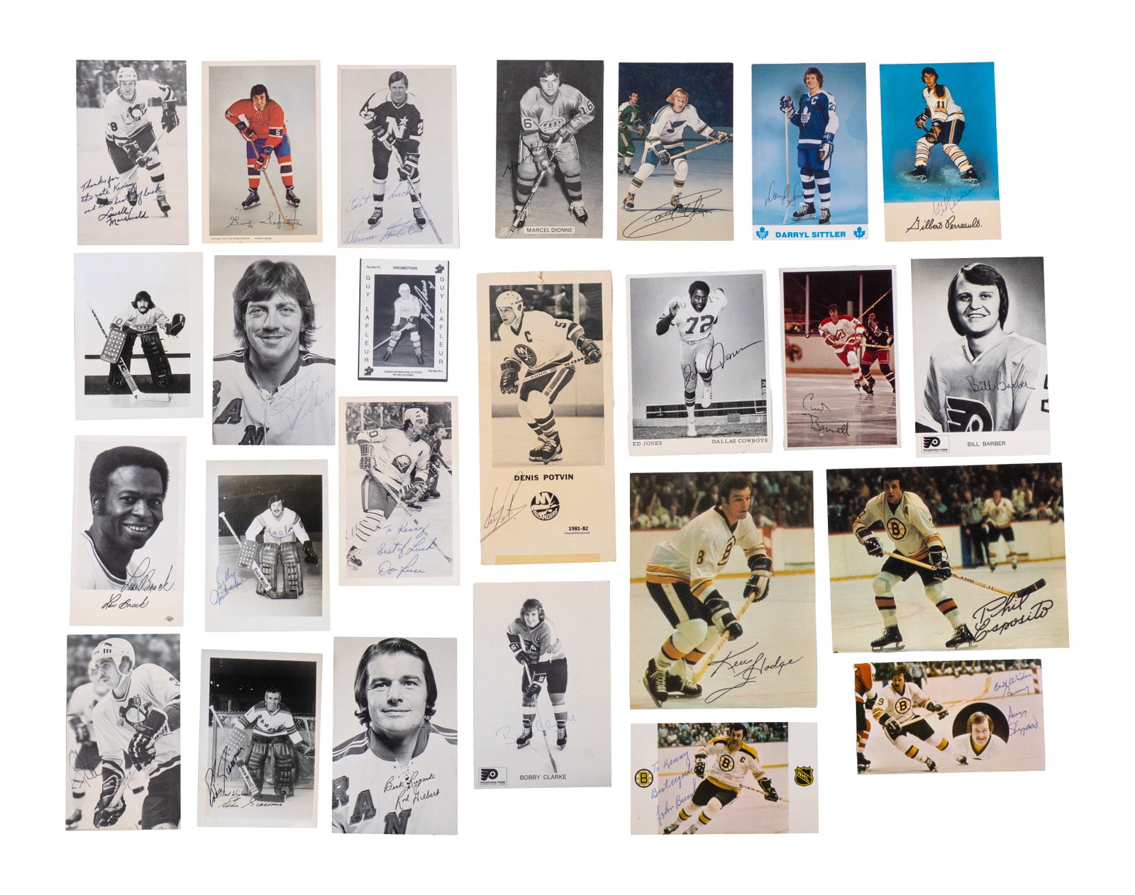 Lot of signed photo cards, National Hockey League - 2