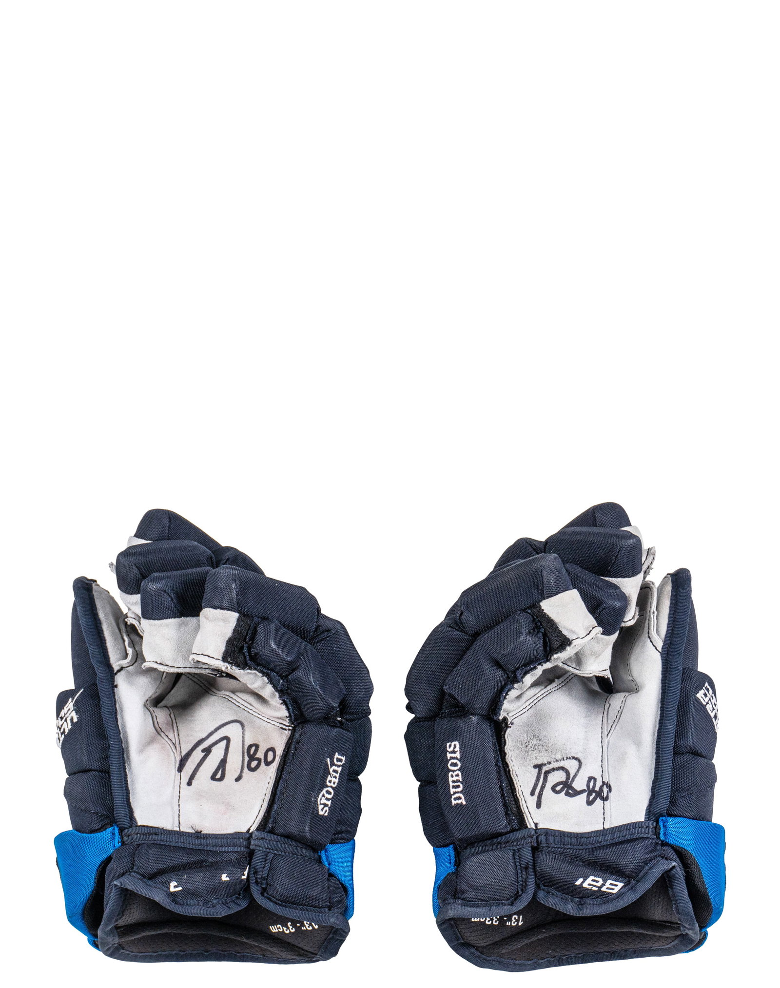 Bauer - Pierre-Luc Dubois, Washington Capitals, pair of game-used, signed gloves (1 of 3)