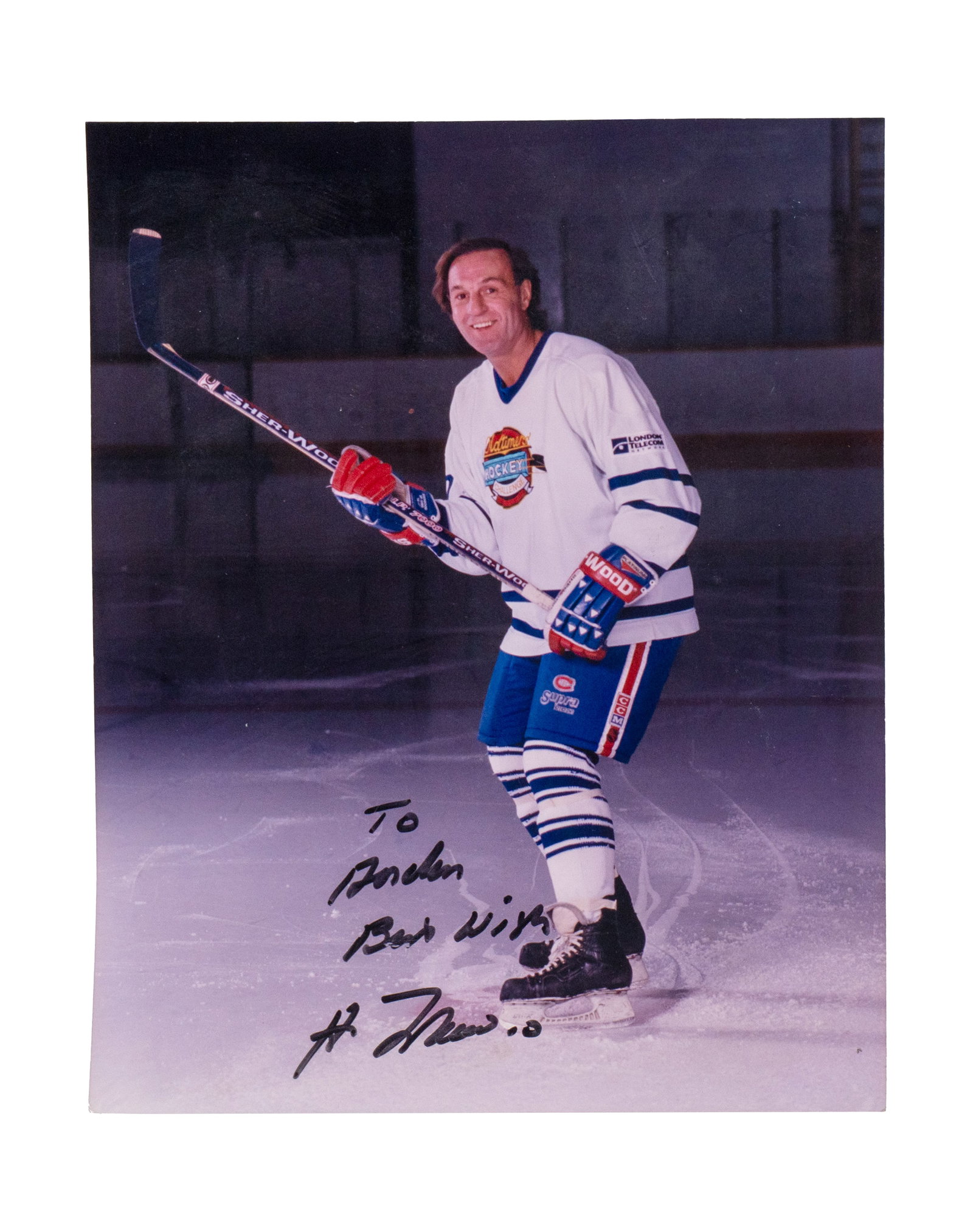 Lot Guy Lafleur with signatures - 2