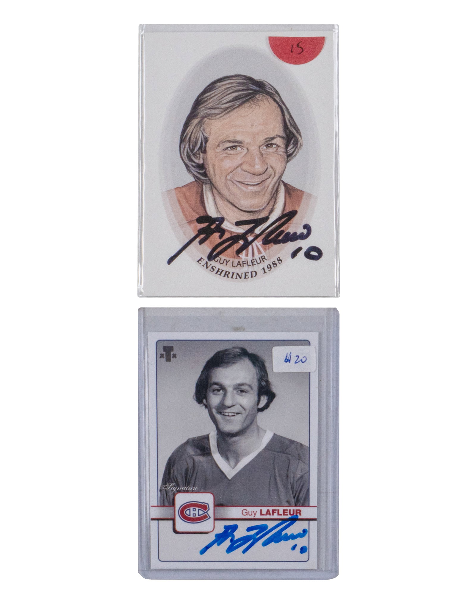 Lot Guy Lafleur with signatures - 3