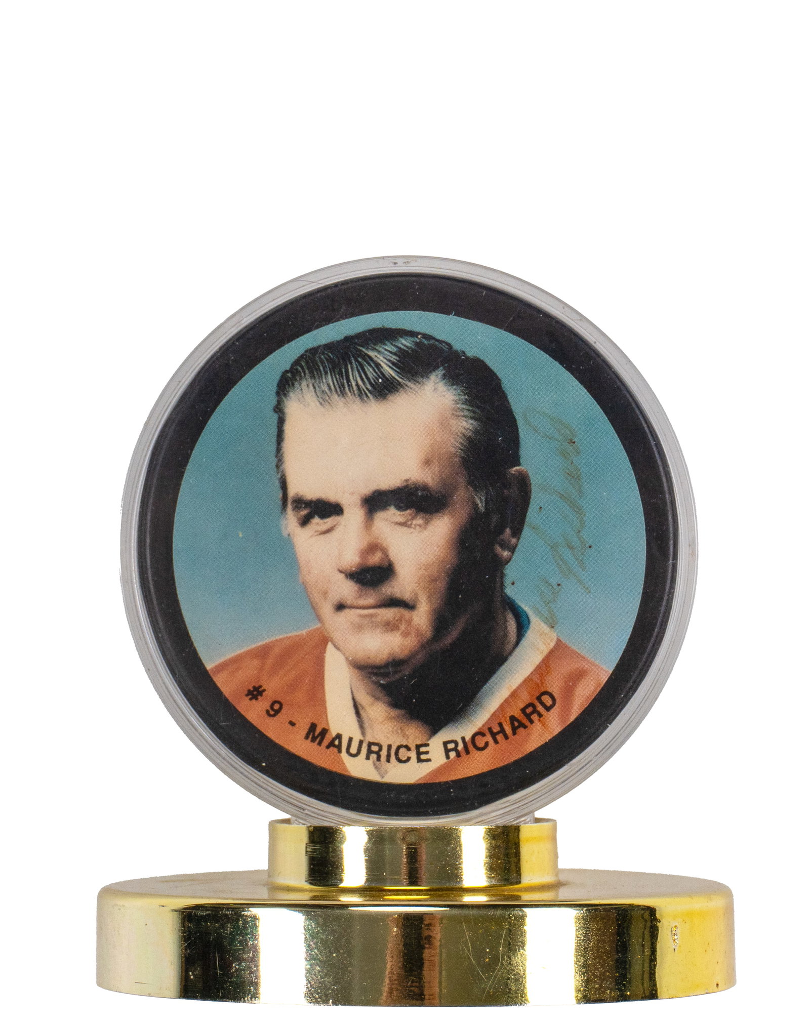 Hockey puck signed Maurice Richard - 5