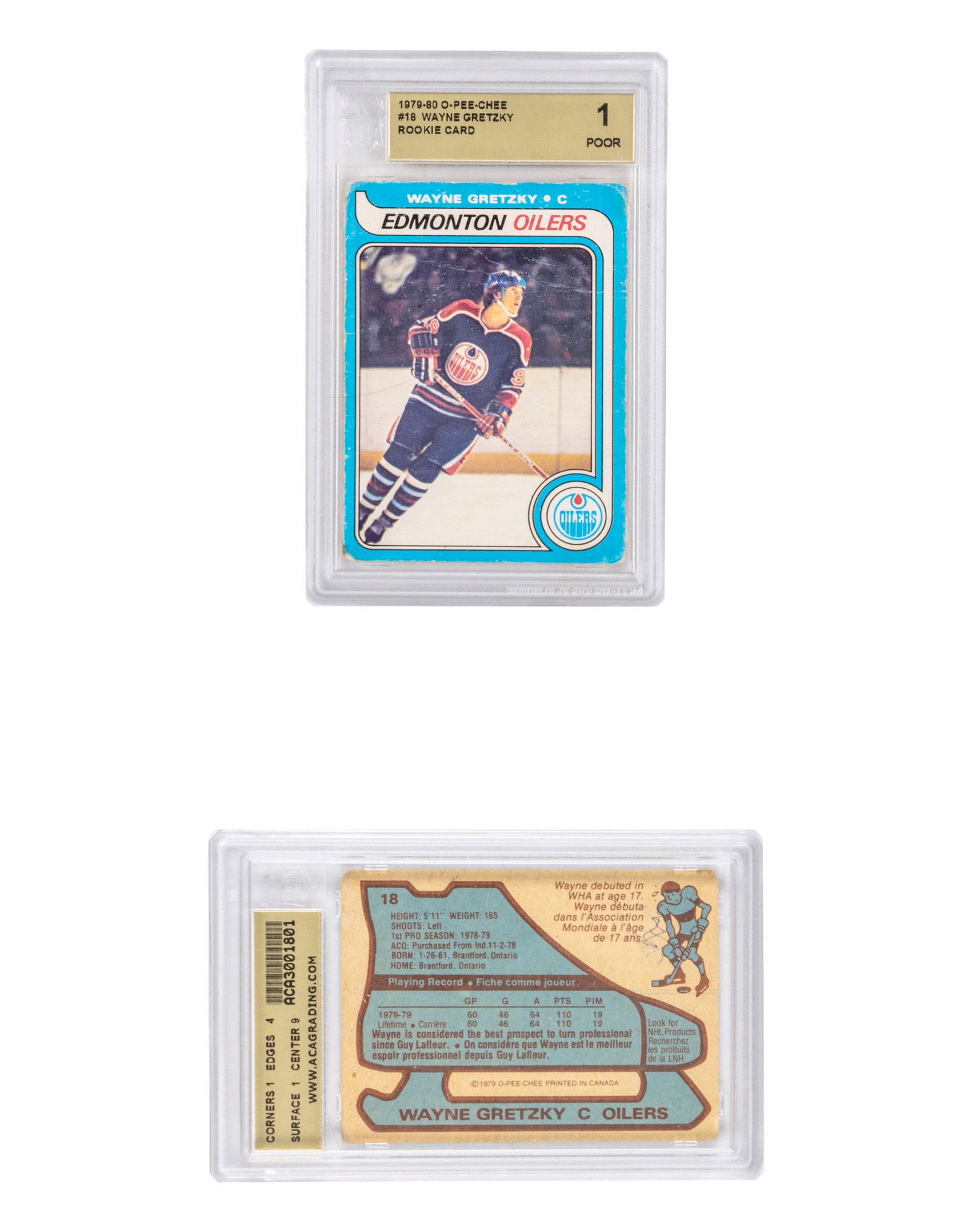 O-Pee-Chee Wayne Gretzky rookie Card - 1979-80 - 2